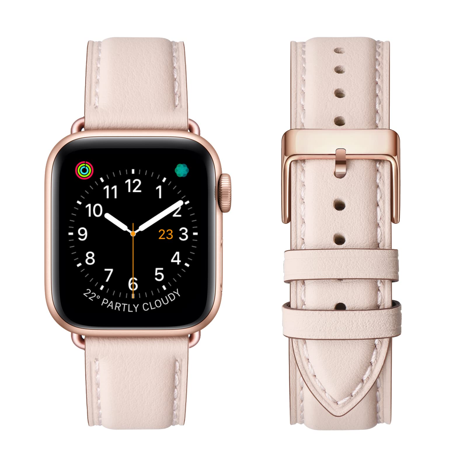 Camel/Rose Gold 49mm/46mm/45mm/44mm/42mm(Series 3 2 1) Best apple watch bands in use, Apple watch band , Applewatchbands.us