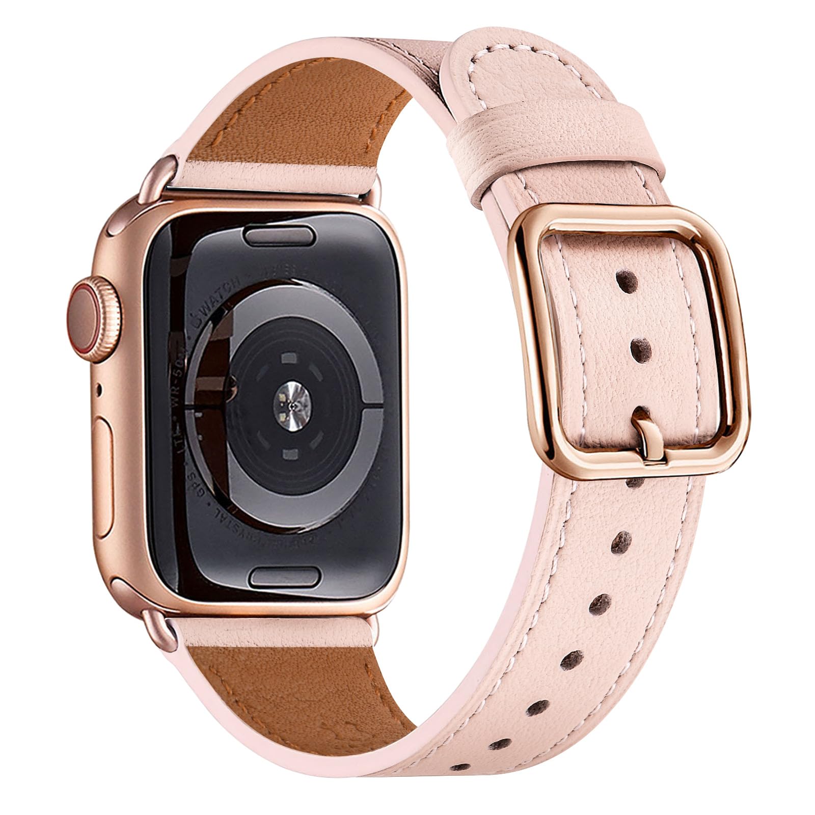 Light Gray/Rose Gold 38mm/40mm/41mm/42mm(Series 10) Best apple watch bands in use, Apple watch band , Applewatchbands.us