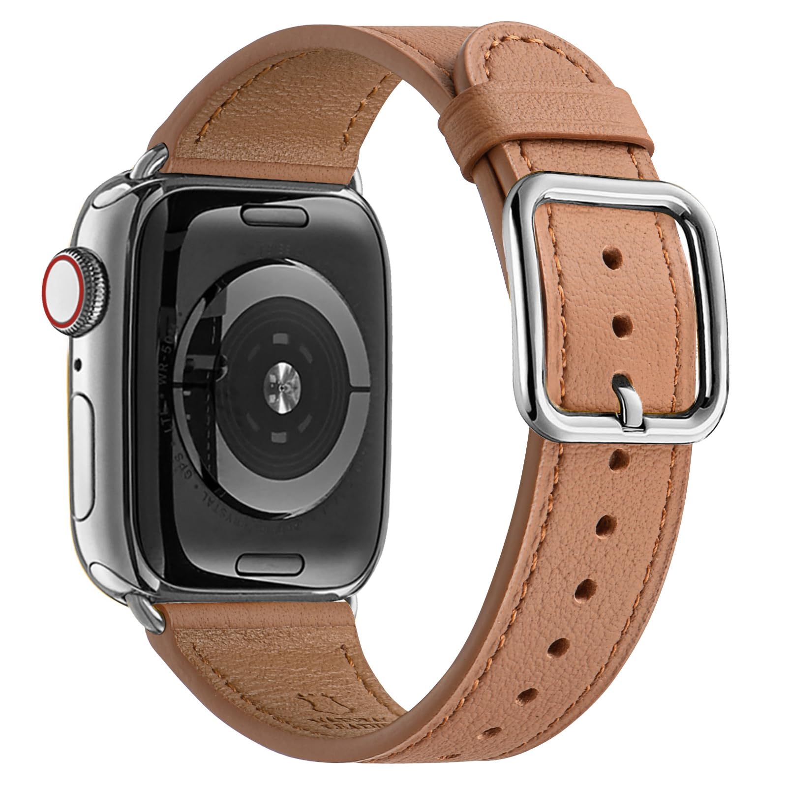 Brown/Silver 49mm/46mm/45mm/44mm/42mm(Series 3 2 1) Best apple watch bands in use, Apple watch band , Applewatchbands.us