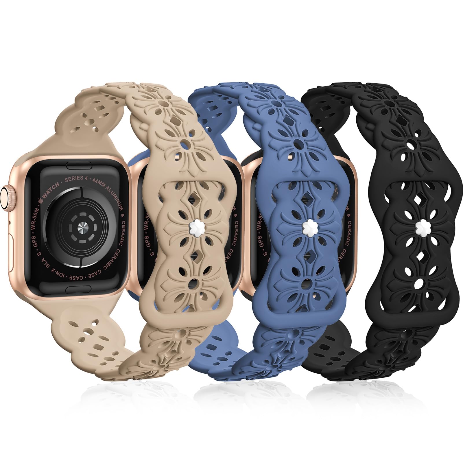 Black/Ice Blue/Walnut 42mm/44mm/45mm/49mm Best apple watch bands in use, Apple watch band , Applewatchbands.us