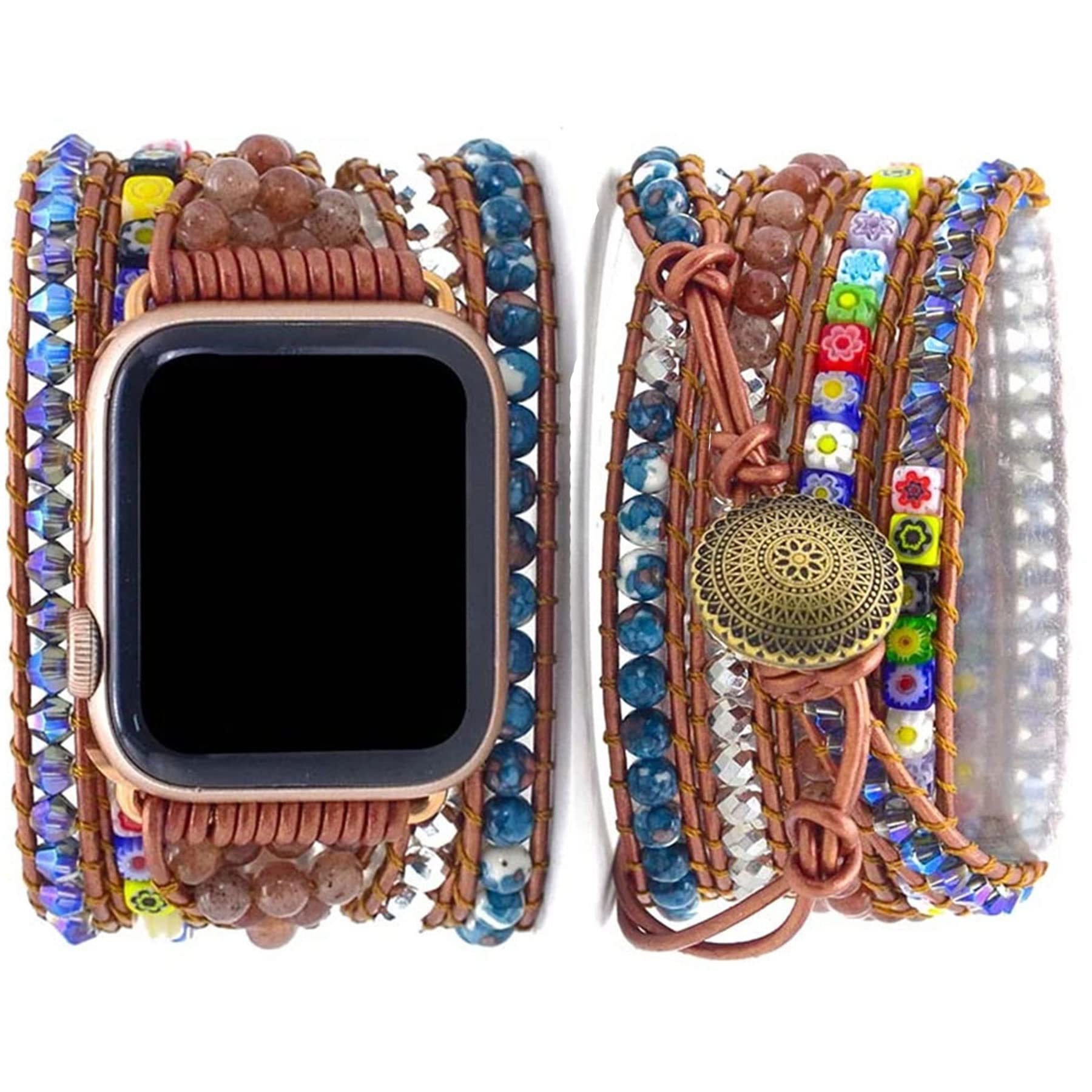 22 Black&Sliver&Gold 49/46/45/42mm(Series 3/2/1) M(6.3''-7.2'') Best apple watch bands in use, Apple watch band , Applewatchbands.us