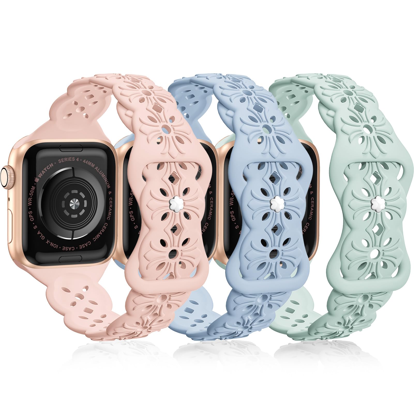 Sand Pink/Light Blue/Light Green 38mm/40mm/41mm Best apple watch bands in use, Apple watch band , Applewatchbands.us