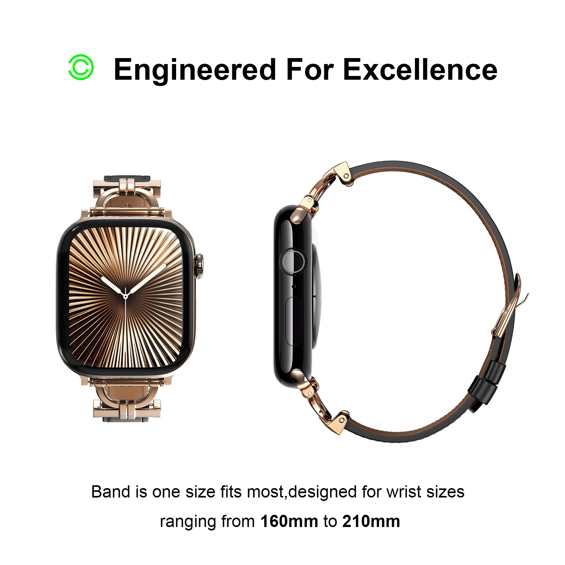 Brown-Rosegold 38/40/41mm Best apple watch bands in use, Apple watch band , Applewatchbands.us