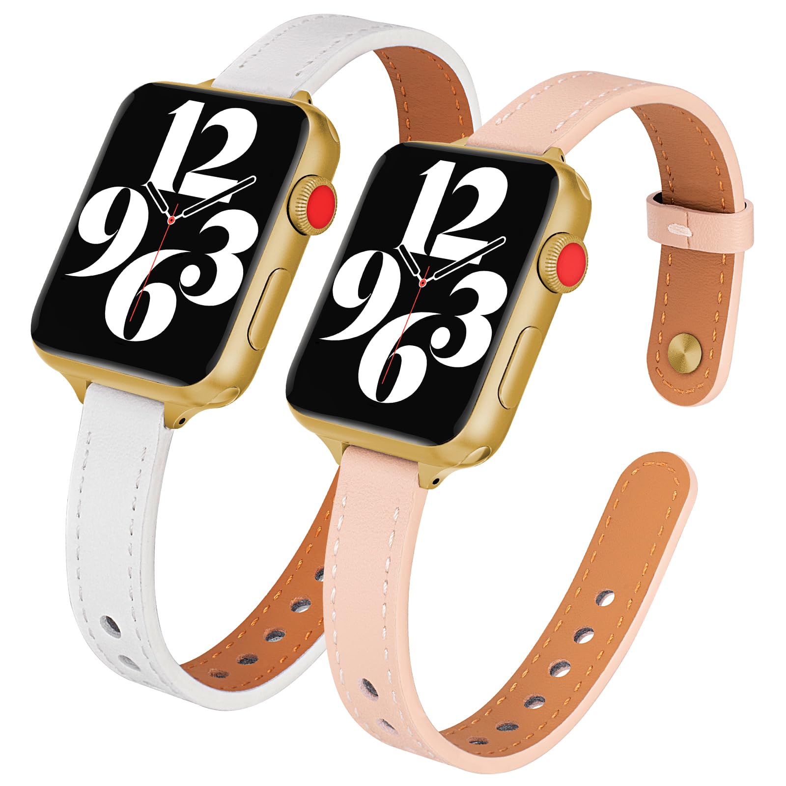 Black/Brown for Gold 42mm/44mm/45mm/49mm Best apple watch bands in use, Apple watch band , Applewatchbands.us