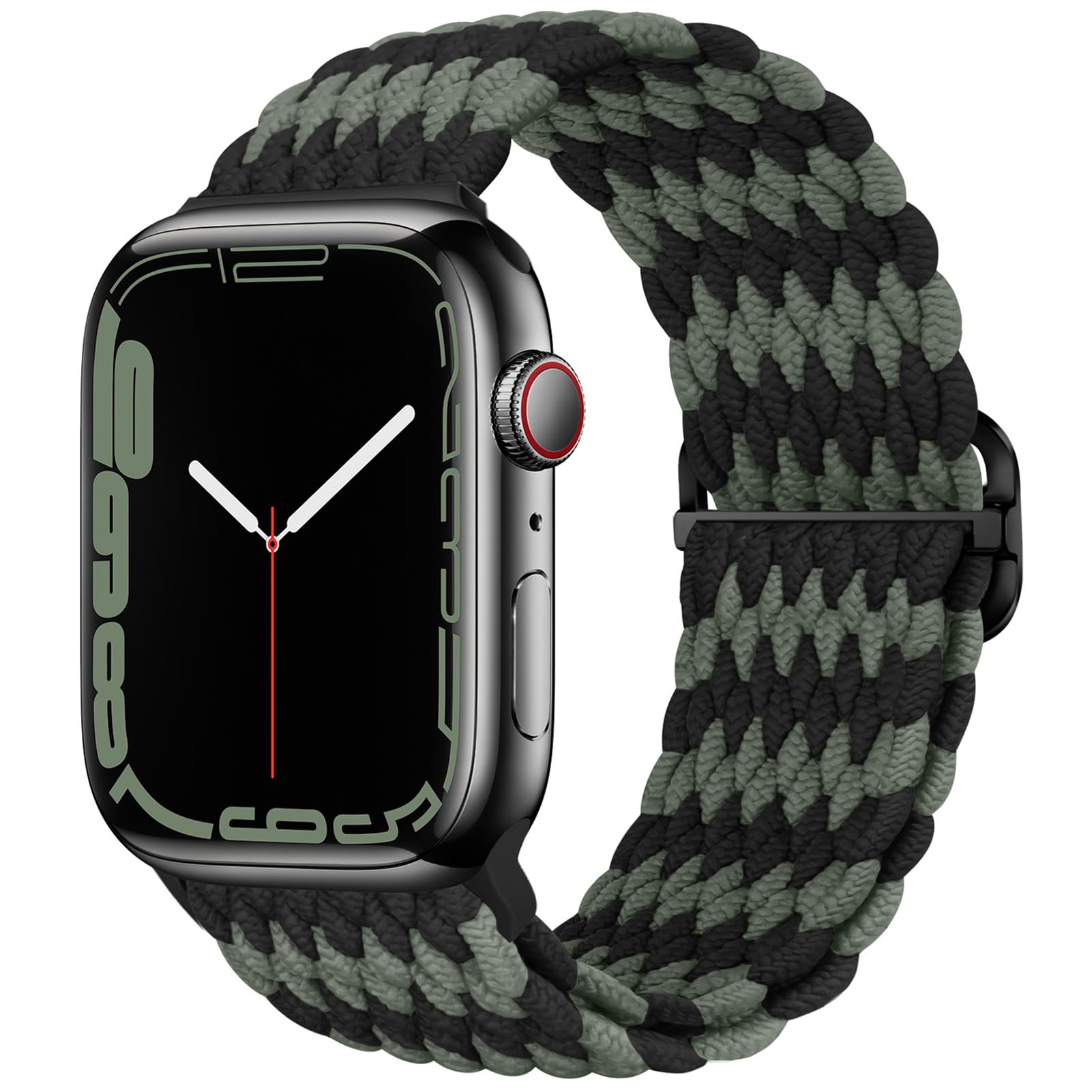 Black&Army Green 38mm/40mm/41mm/42mm(Series 10) Best apple watch bands in use, Apple watch band , Applewatchbands.us