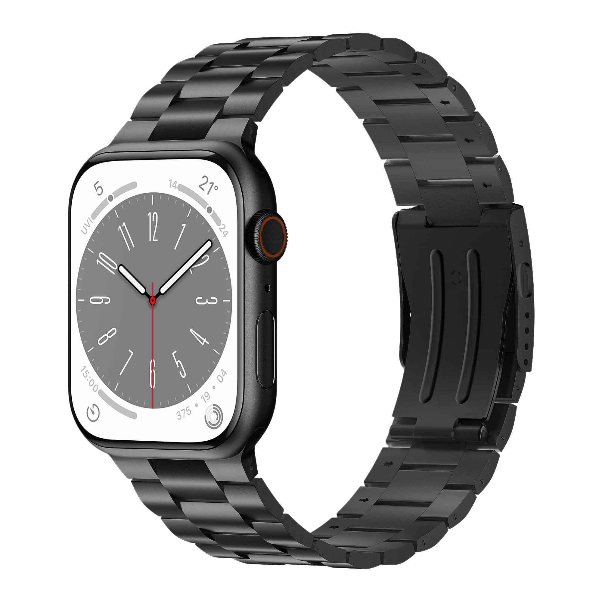 Black Ultra 2/Ultra/46mm/45mm/44mm/42mm (Series 3/2/1) Best apple watch bands in use, Apple watch band , Applewatchbands.us