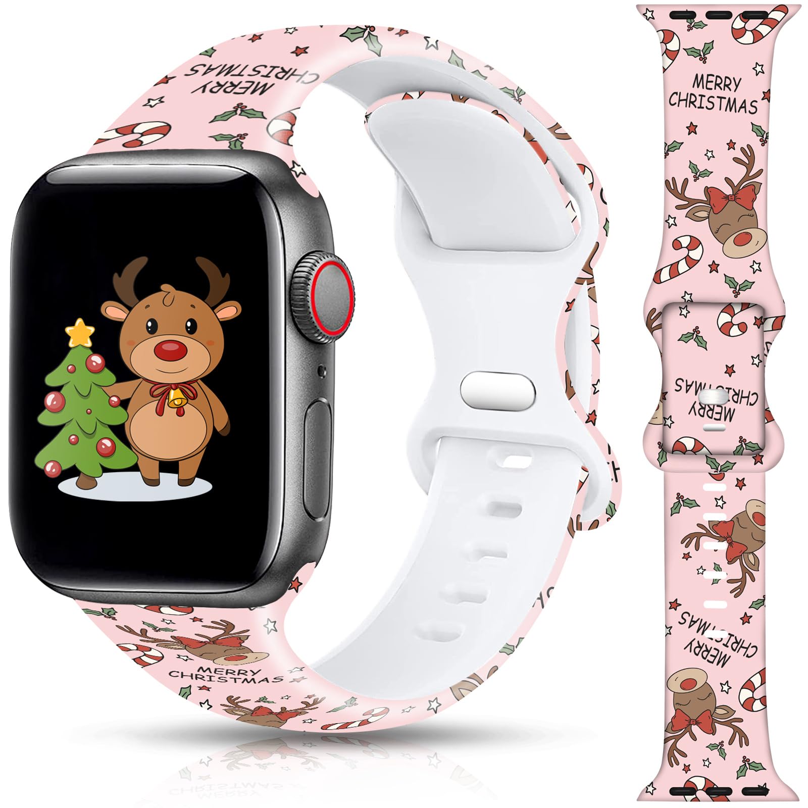 Santa Claus 44/45/46/49/42mm(Series 3) Best apple watch bands in use, Apple watch band , Applewatchbands.us