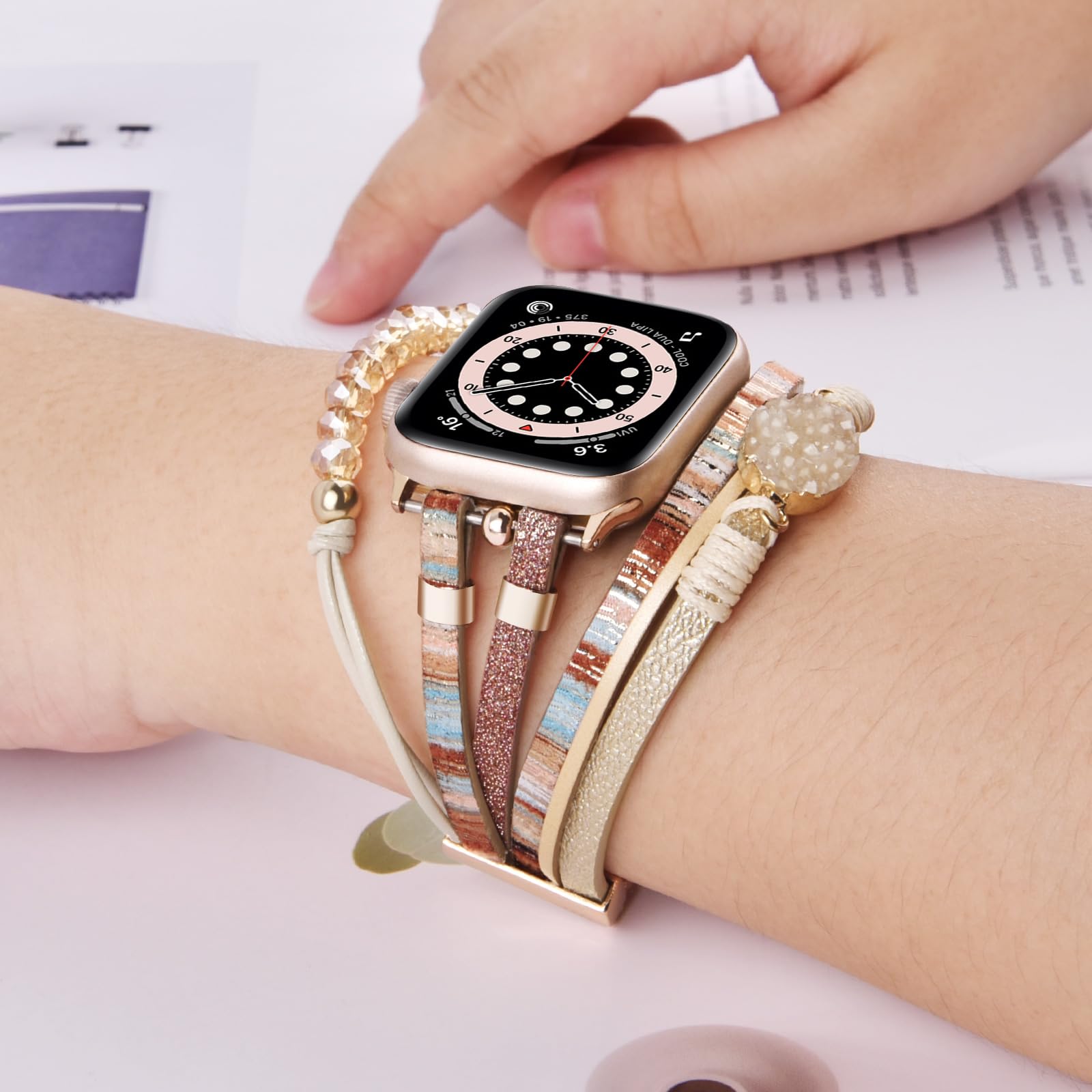 Pink 42mm/44mm/45mm/46mm(Series 10) Best apple watch bands in use, Apple watch band , Applewatchbands.us