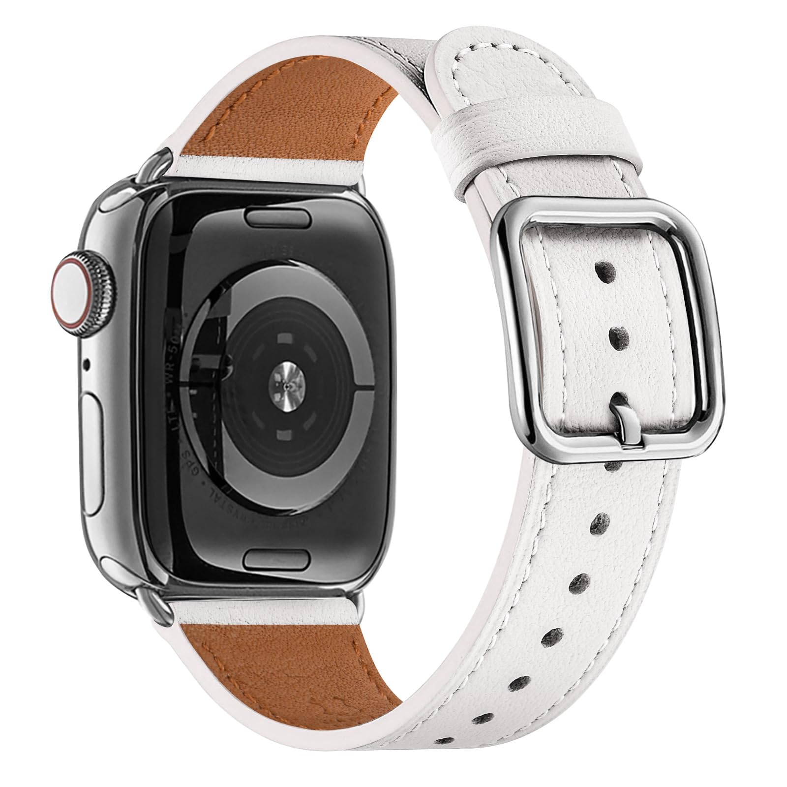 White/Silver 49mm/46mm/45mm/44mm/42mm(Series 3 2 1) Best apple watch bands in use, Apple watch band , Applewatchbands.us