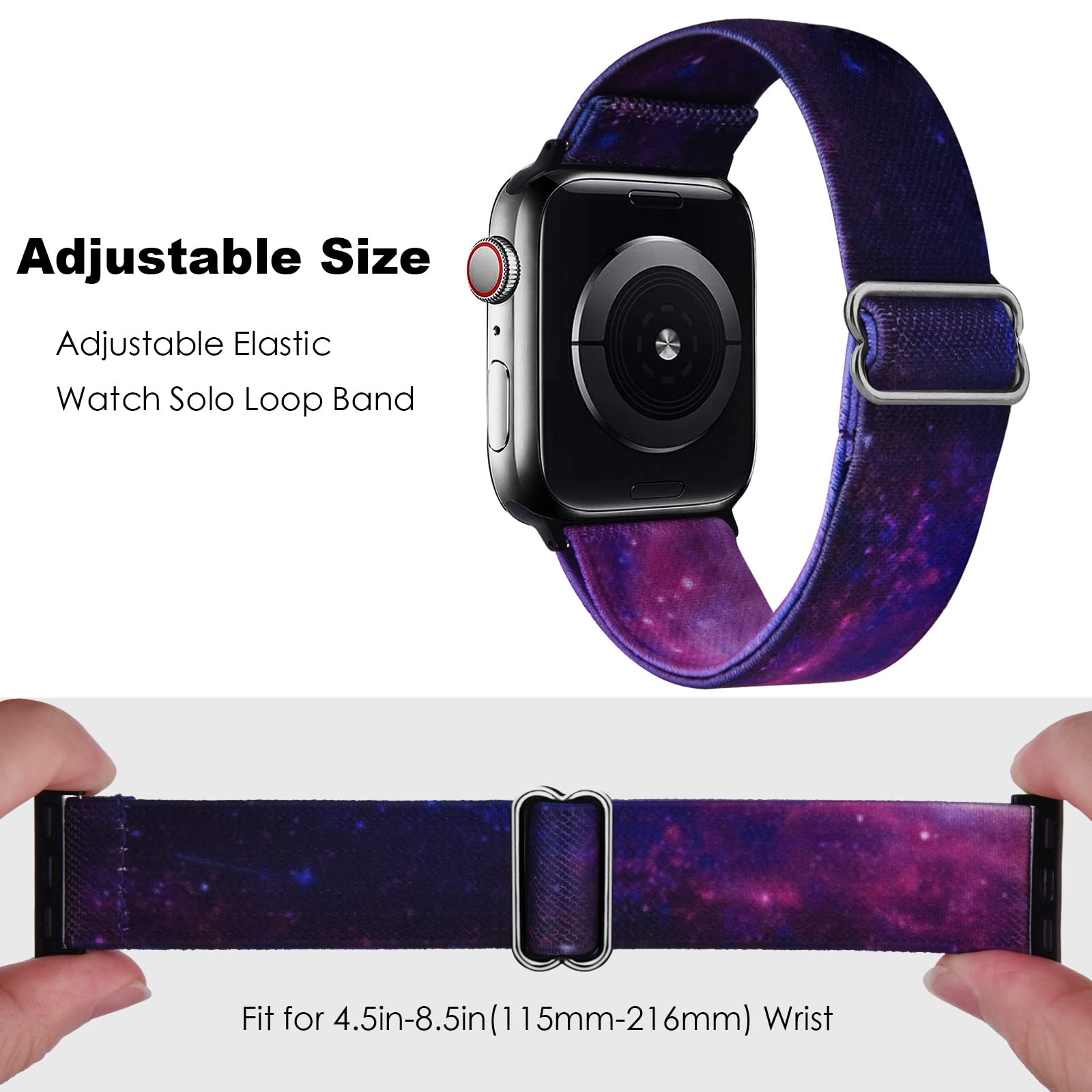 Purpl Space with Dark Grey Buckle 42mm/44mm/45mm Best apple watch bands in use, Apple watch band , Applewatchbands.us