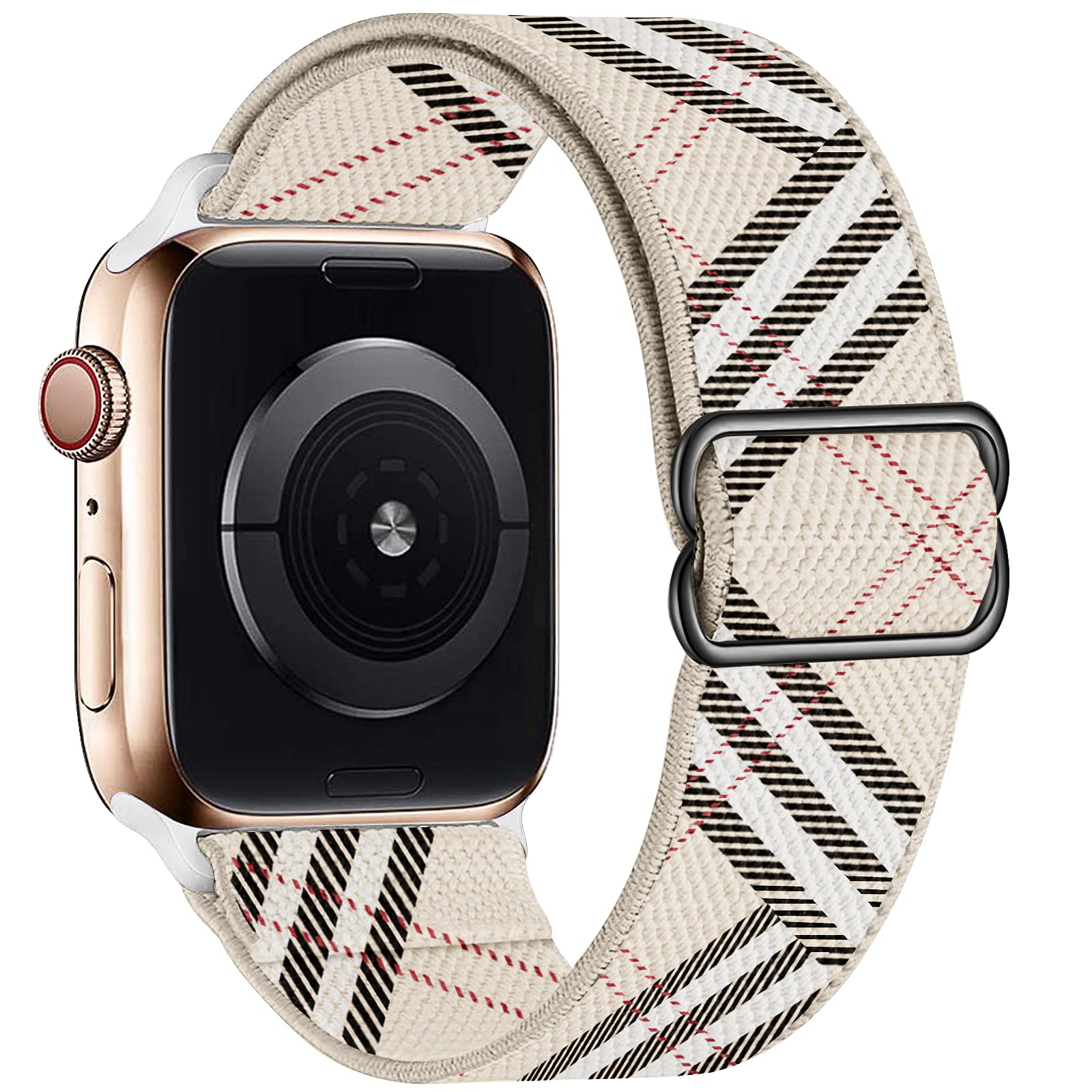 B-White Lattice 38/40/41/series 10 42mm Best apple watch bands in use, Apple watch band , Applewatchbands.us