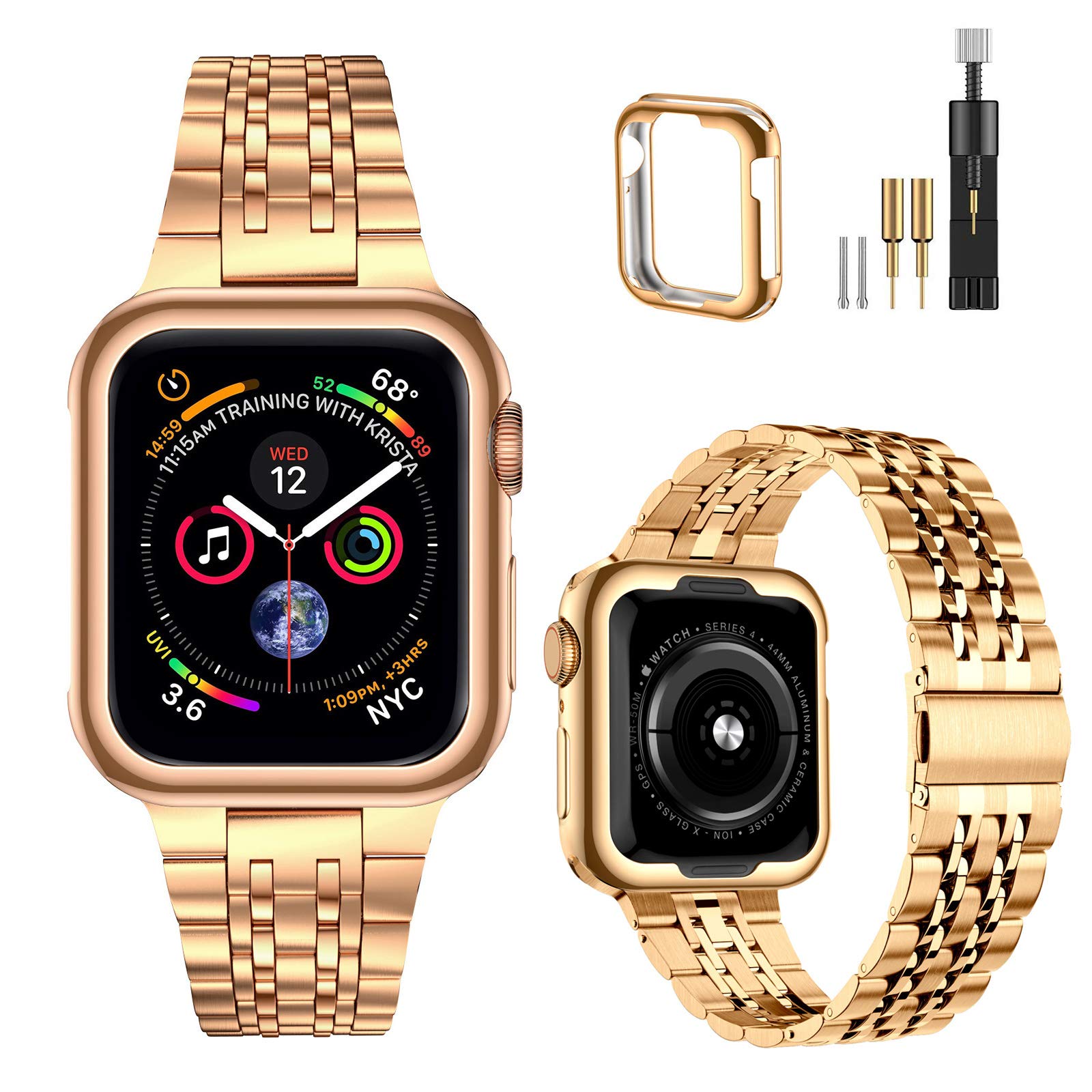 Rose gold 41 mm (Series 9/8/7) Best apple watch bands in use, Apple watch band , Applewatchbands.us