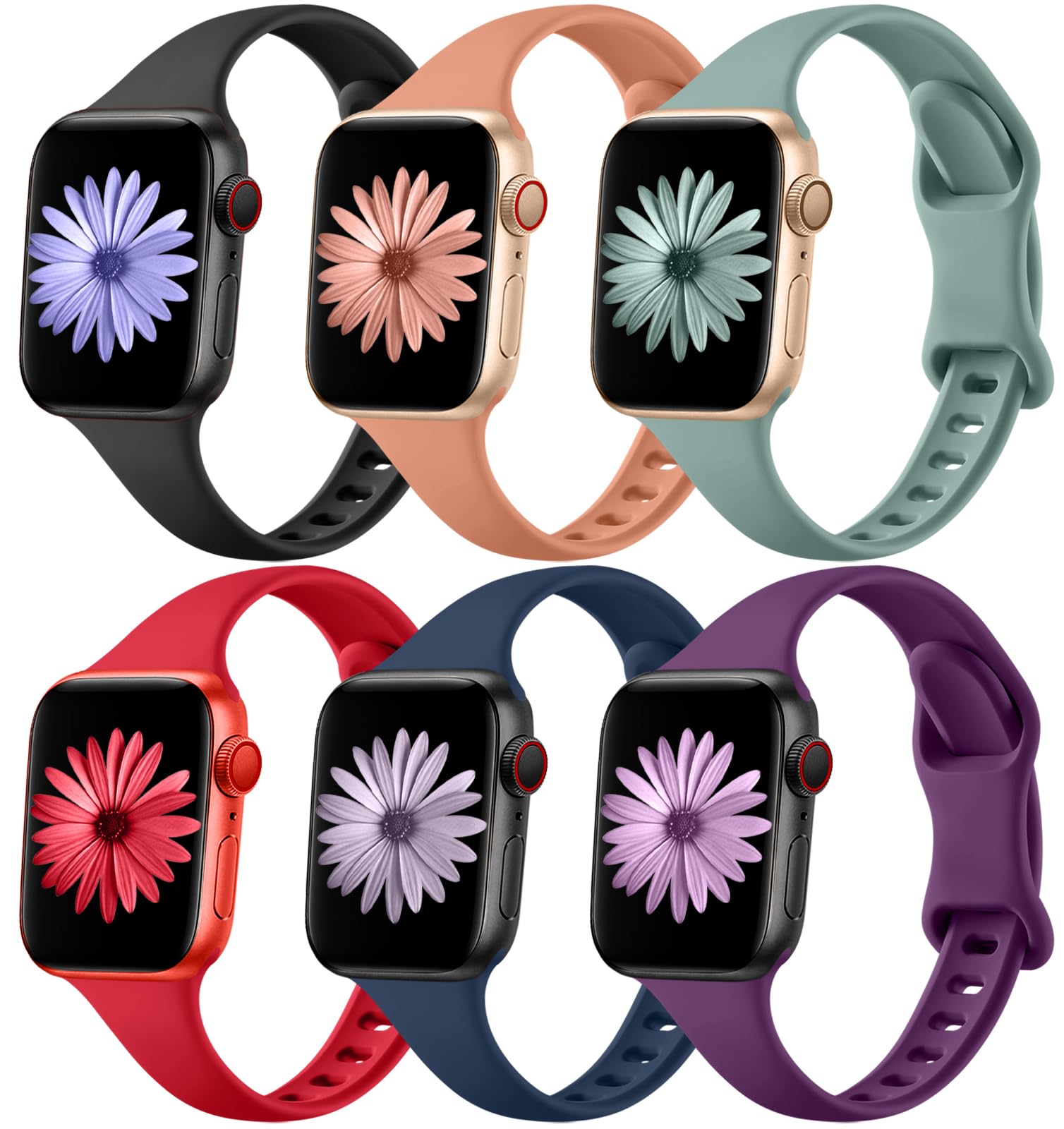 Light Purple/Black/Pine Green/Red/Blue/Brown 44mm/45mm/46mm/49mm/(42mm-Series 3 2 1) Best apple watch bands in use, Apple watch band , Applewatchbands.us