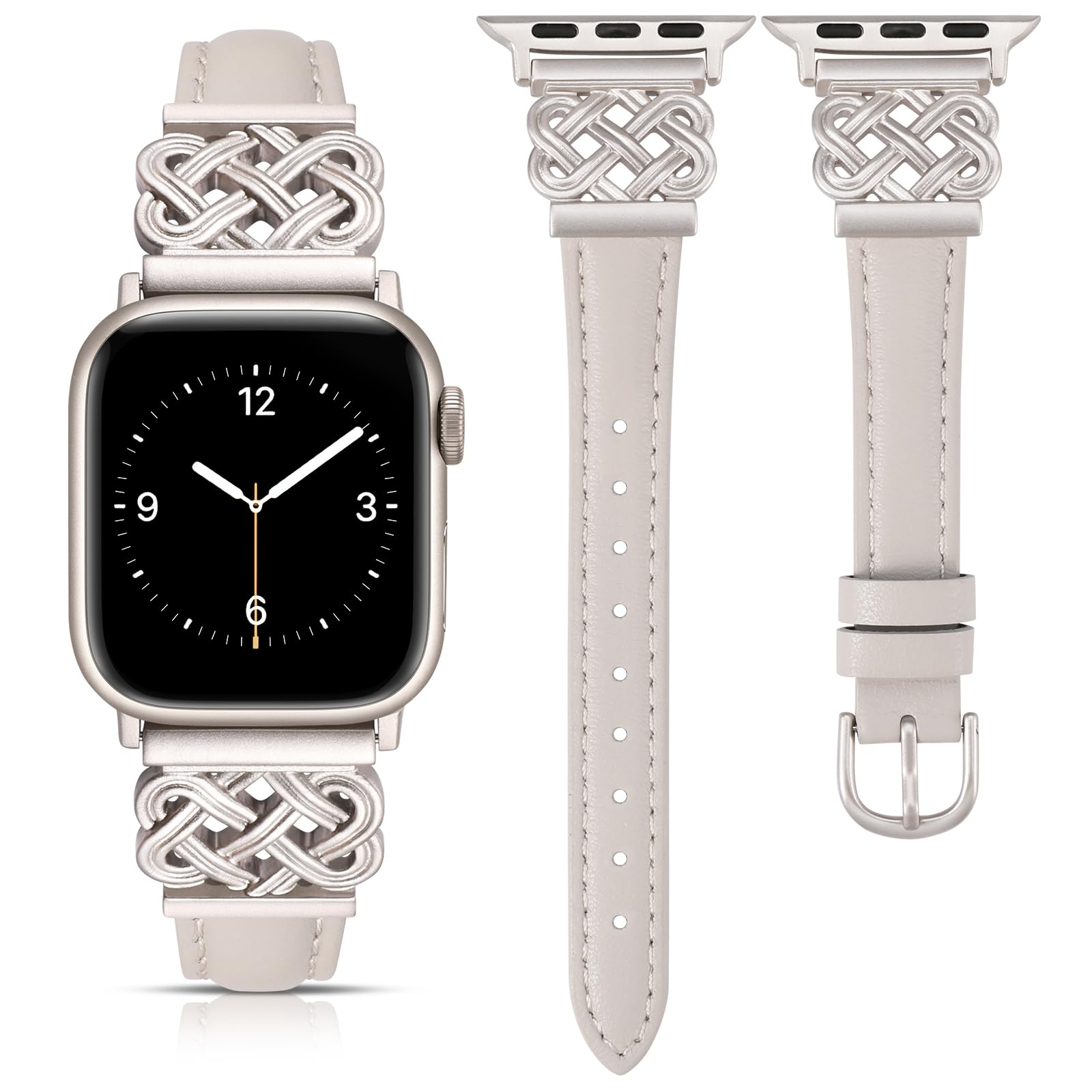 Starlight/Starlight 38/40/41/42mm(Series 10) Best apple watch bands in use, Apple watch band , Applewatchbands.us