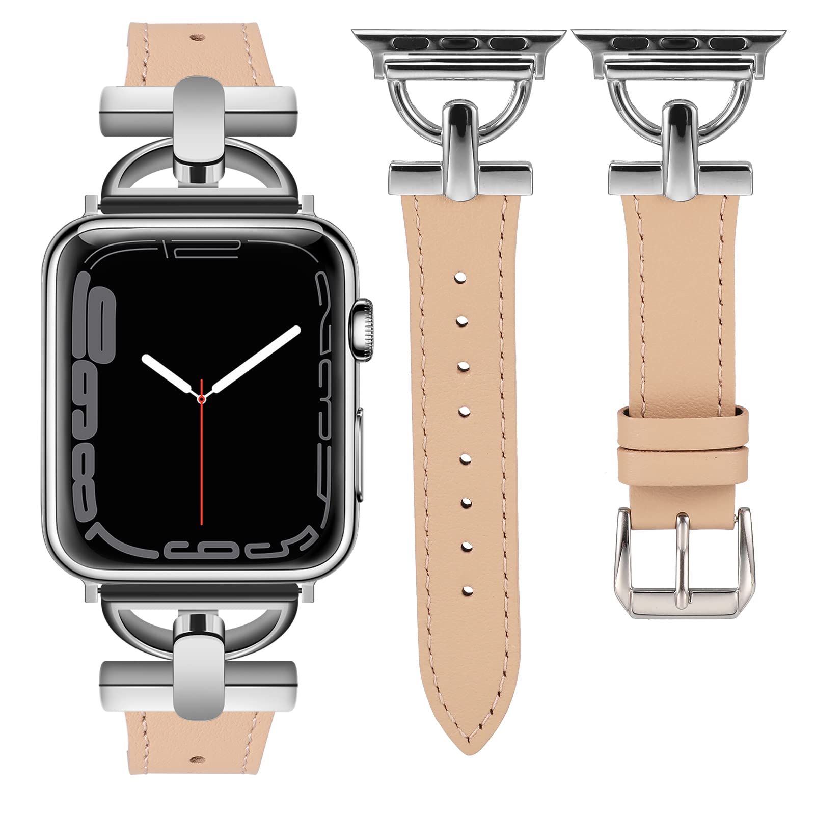 Milk Tea/Silver 49/46/45/44/42mm(Series 3) Best apple watch bands in use, Apple watch band , Applewatchbands.us