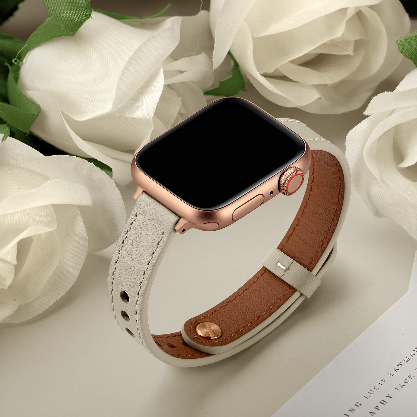 Black/Rose Gold 49mm/46mm/45mm/44mm/42mm-Series 3 2 1 Best apple watch bands in use, Apple watch band , Applewatchbands.us