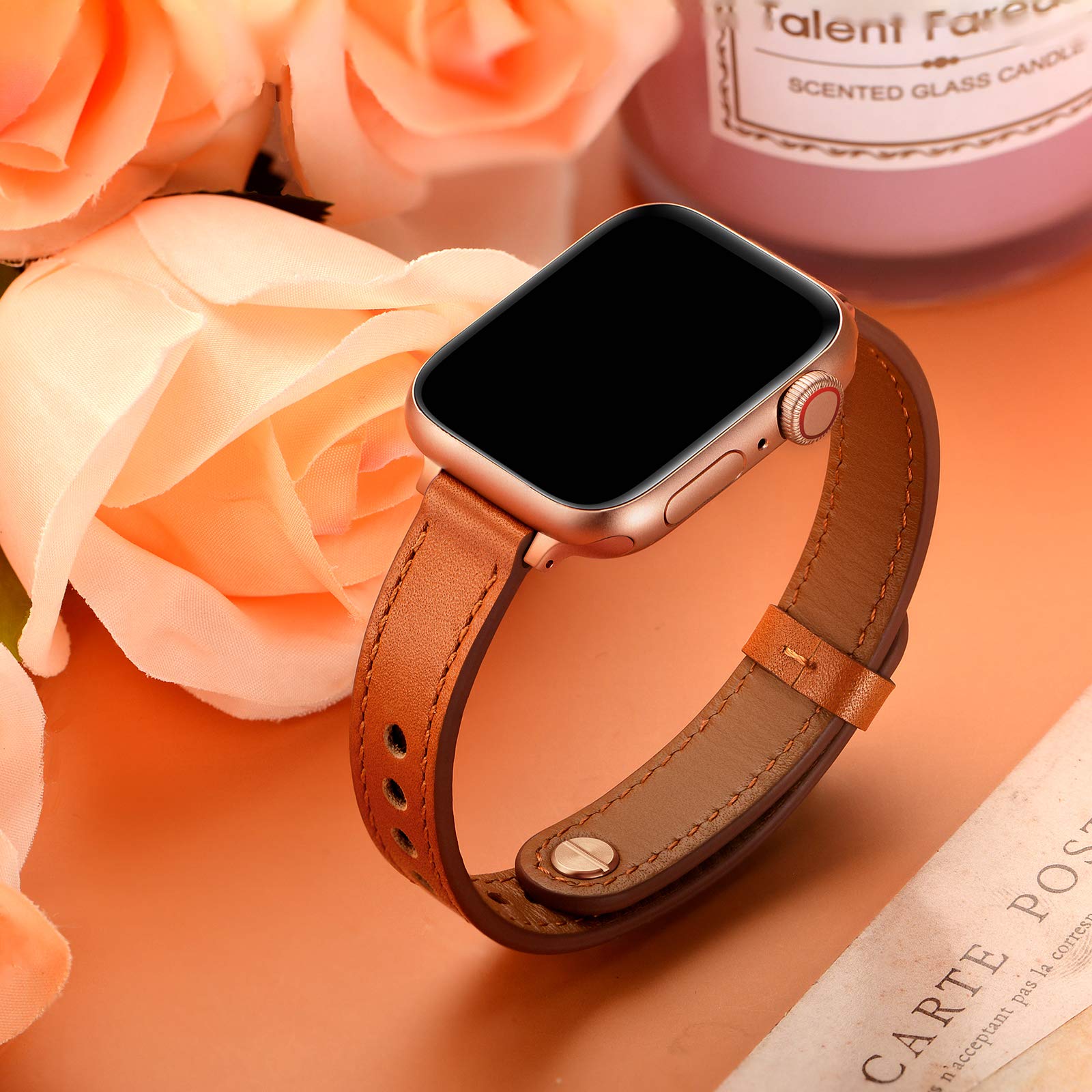 Black/Rose Gold 38mm/40mm/41mm/42mm-Series 10 Best apple watch bands in use, Apple watch band , Applewatchbands.us