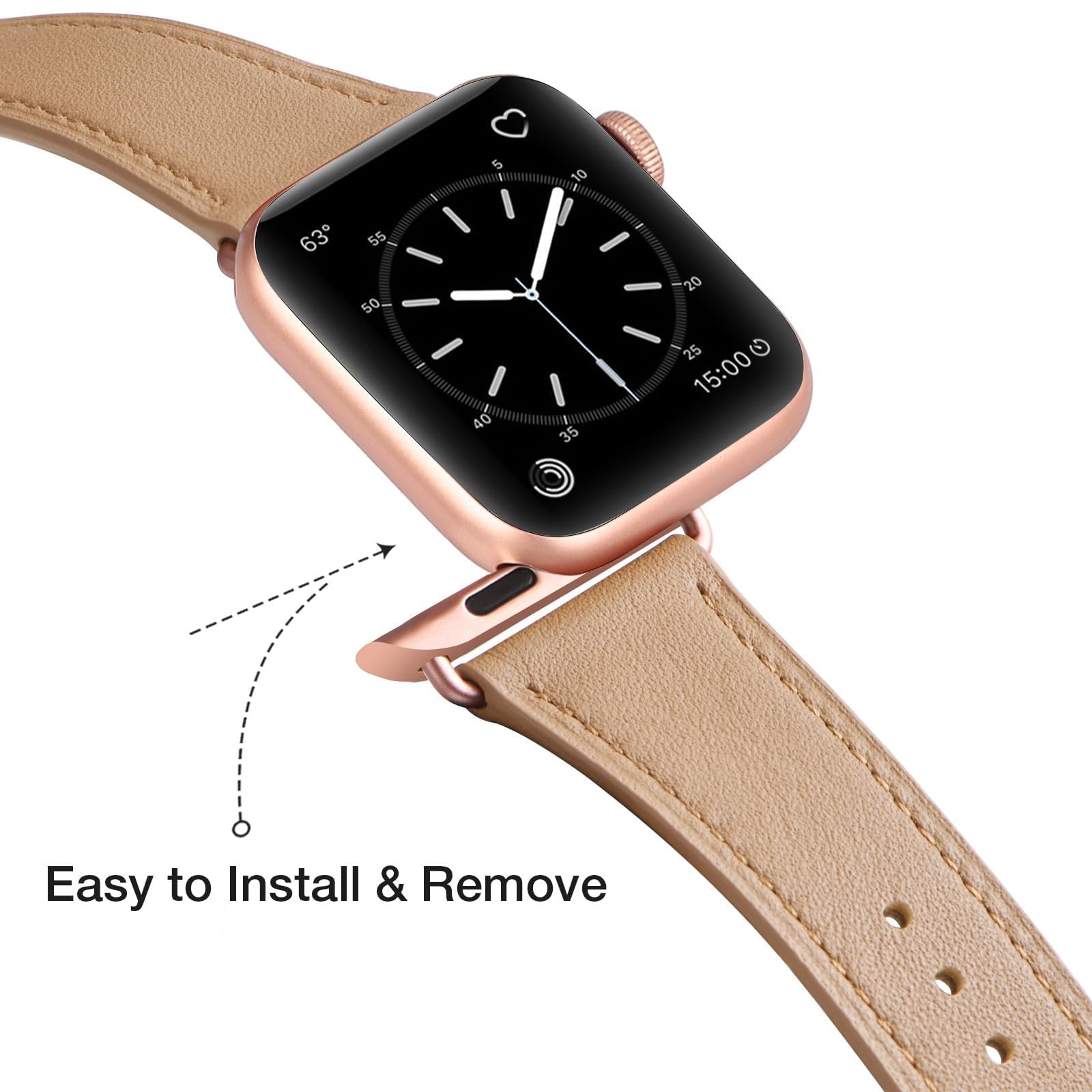 Beige/Gold 38mm/40mm/41mm/42mm(Series 10) Best apple watch bands in use, Apple watch band , Applewatchbands.us