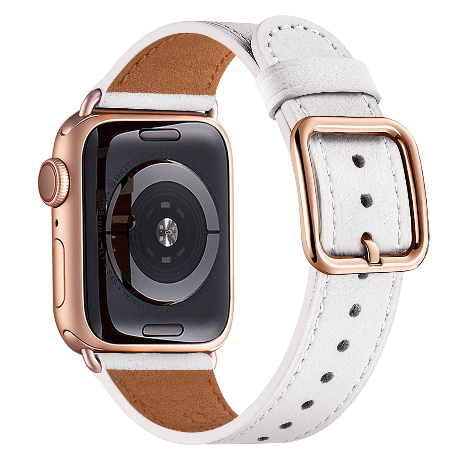 White/Rose Gold 38mm/40mm/41mm/42mm(Series 10) Best apple watch bands in use, Apple watch band , Applewatchbands.us