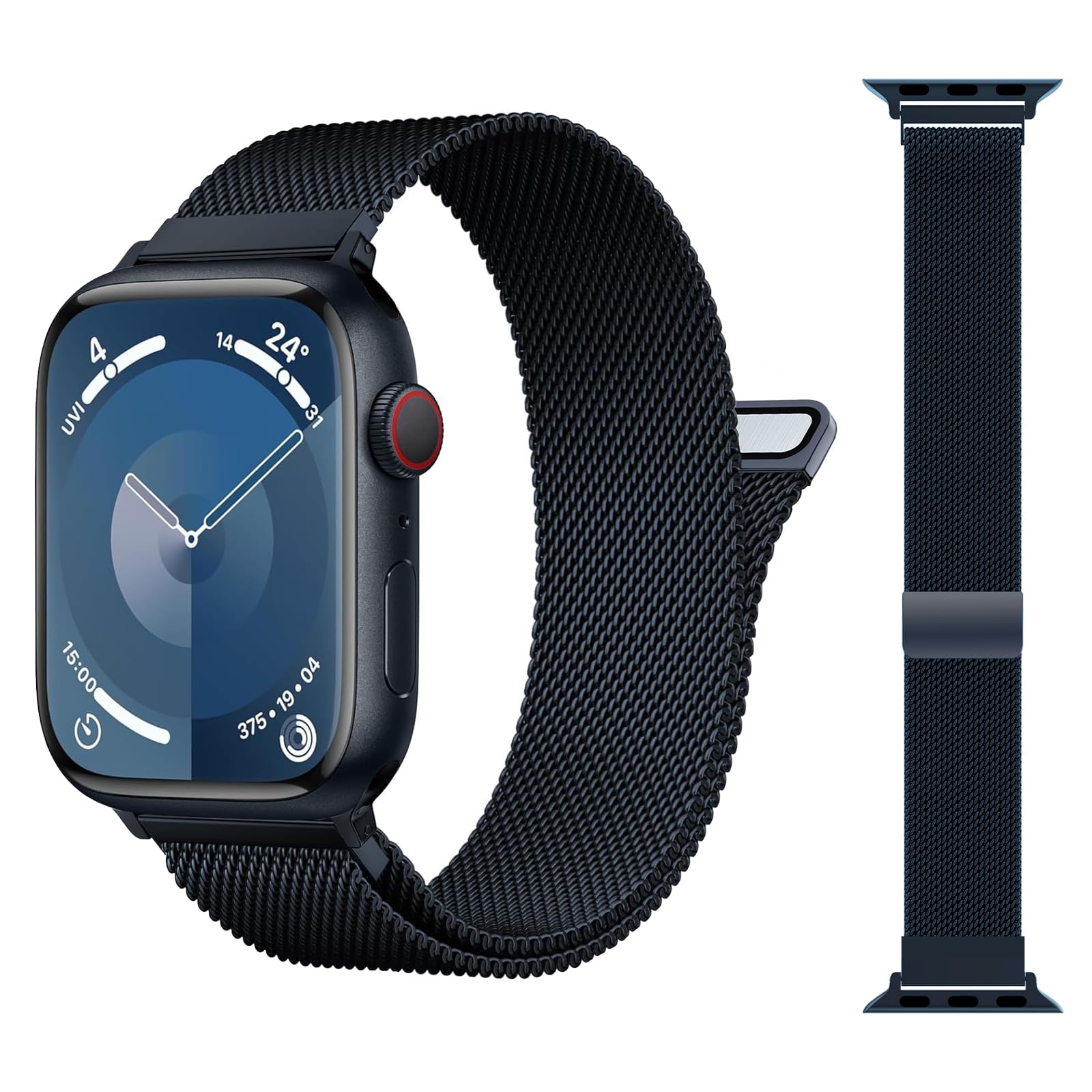 Midnight 38mm/40mm/41mm/42mm(2024 Series10) Best apple watch bands in use, Apple watch band , Applewatchbands.us