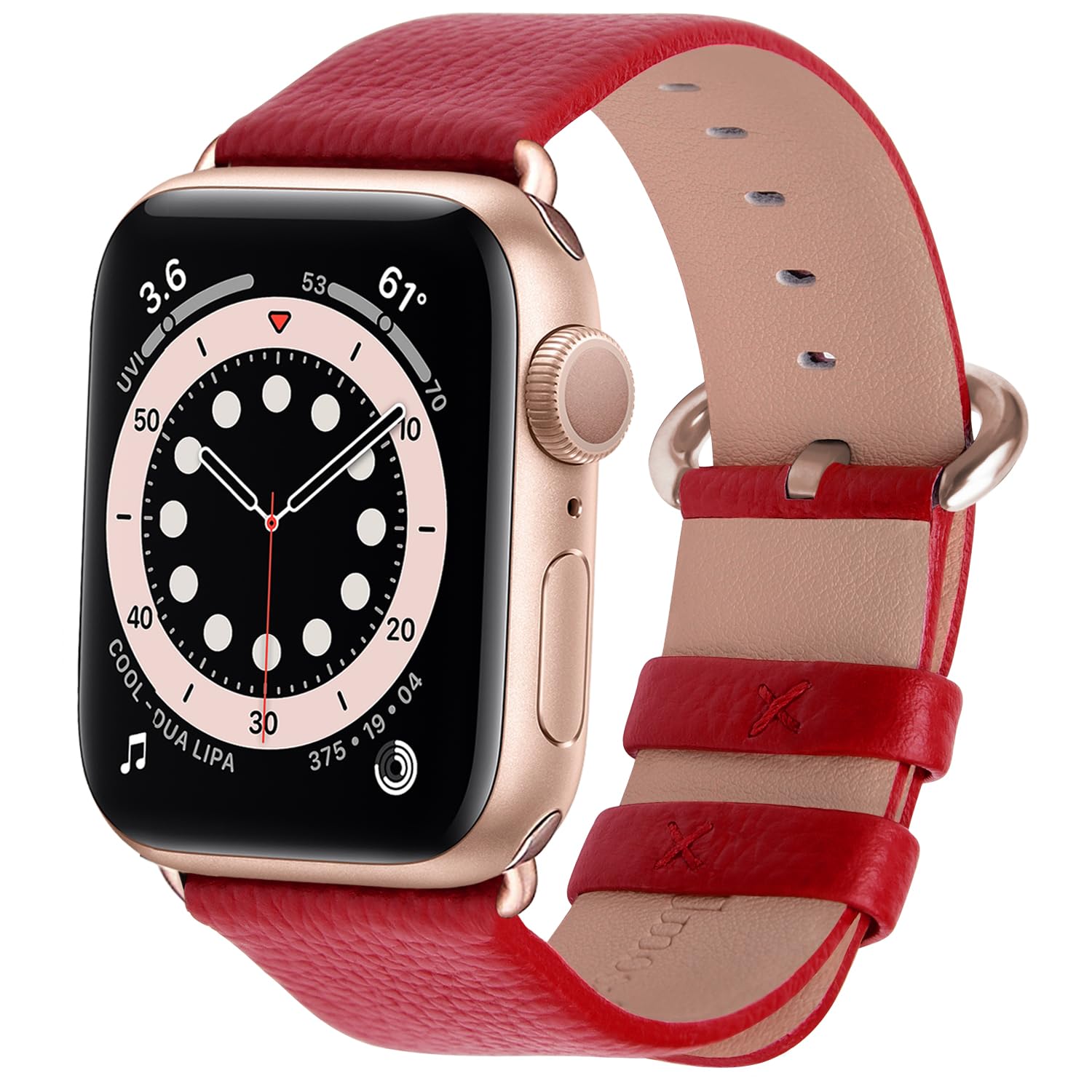 Red/rose gold 49mm/46mm/45mm/44mm/42mm(Series 3 2 1) Best apple watch bands in use, Apple watch band , Applewatchbands.us