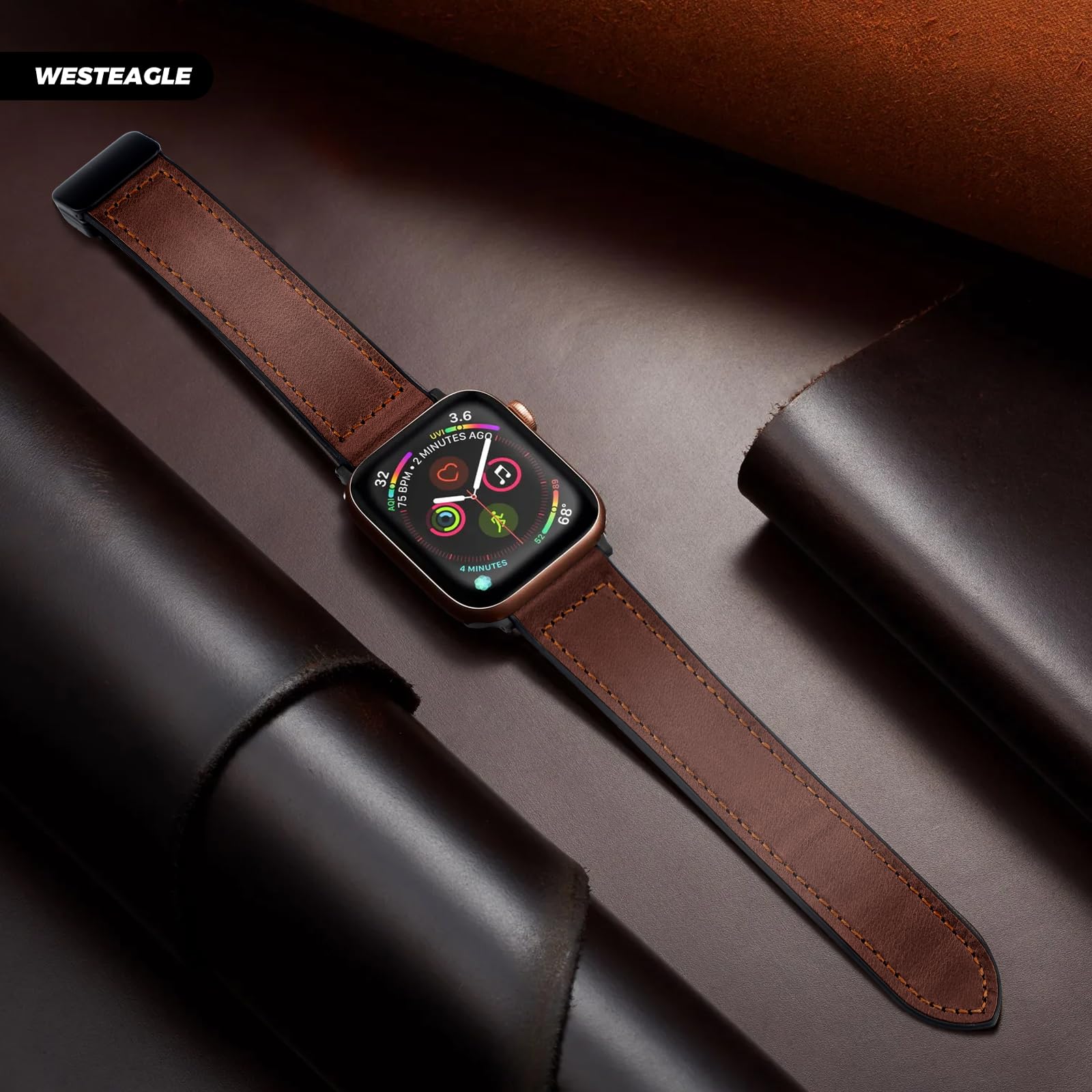 A-Mahogany Brown ?Wide Plus?49/46/45/44/42mm Best apple watch bands in use, Apple watch band , Applewatchbands.us