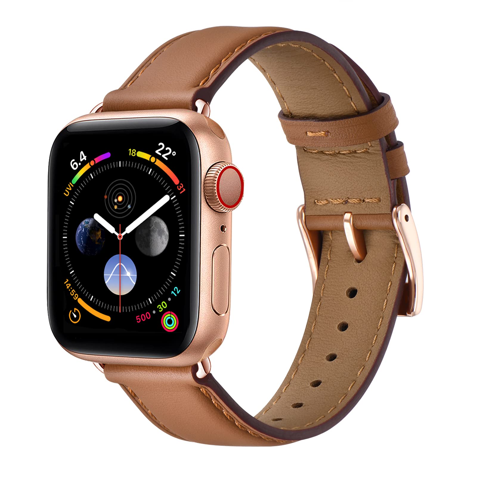 Dark Blue/Rose Gold 49mm/46mm/45mm/44mm/42mm(Series 3 2 1) Best apple watch bands in use, Apple watch band , Applewatchbands.us