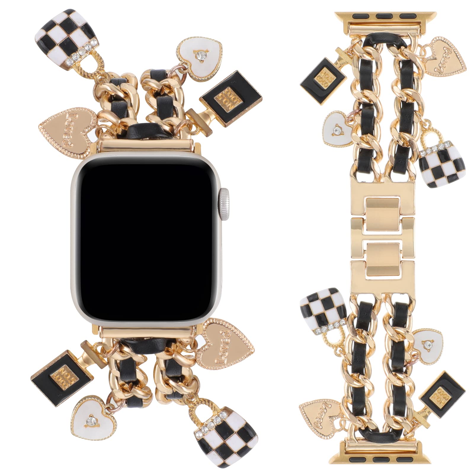 Christmas Bell Gold 38/40/41/42MM(Series10) Best apple watch bands in use, Apple watch band , Applewatchbands.us