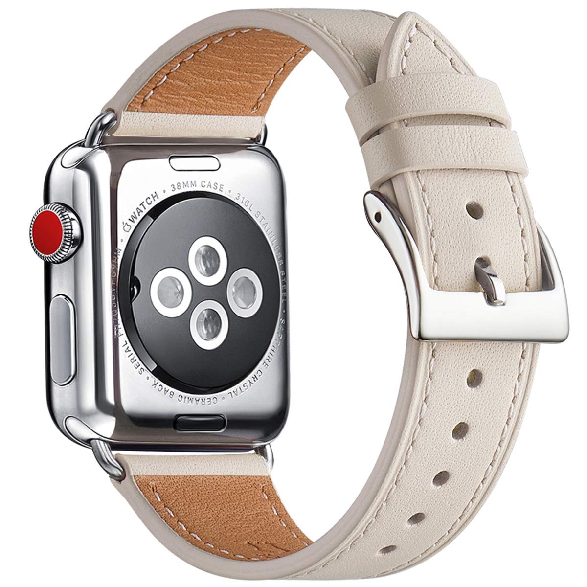 Light Gray+Rose Gold 49mm/46mm/45mm/44mm/42mm(Series 3 2 1) Best apple watch bands in use, Apple watch band , Applewatchbands.us