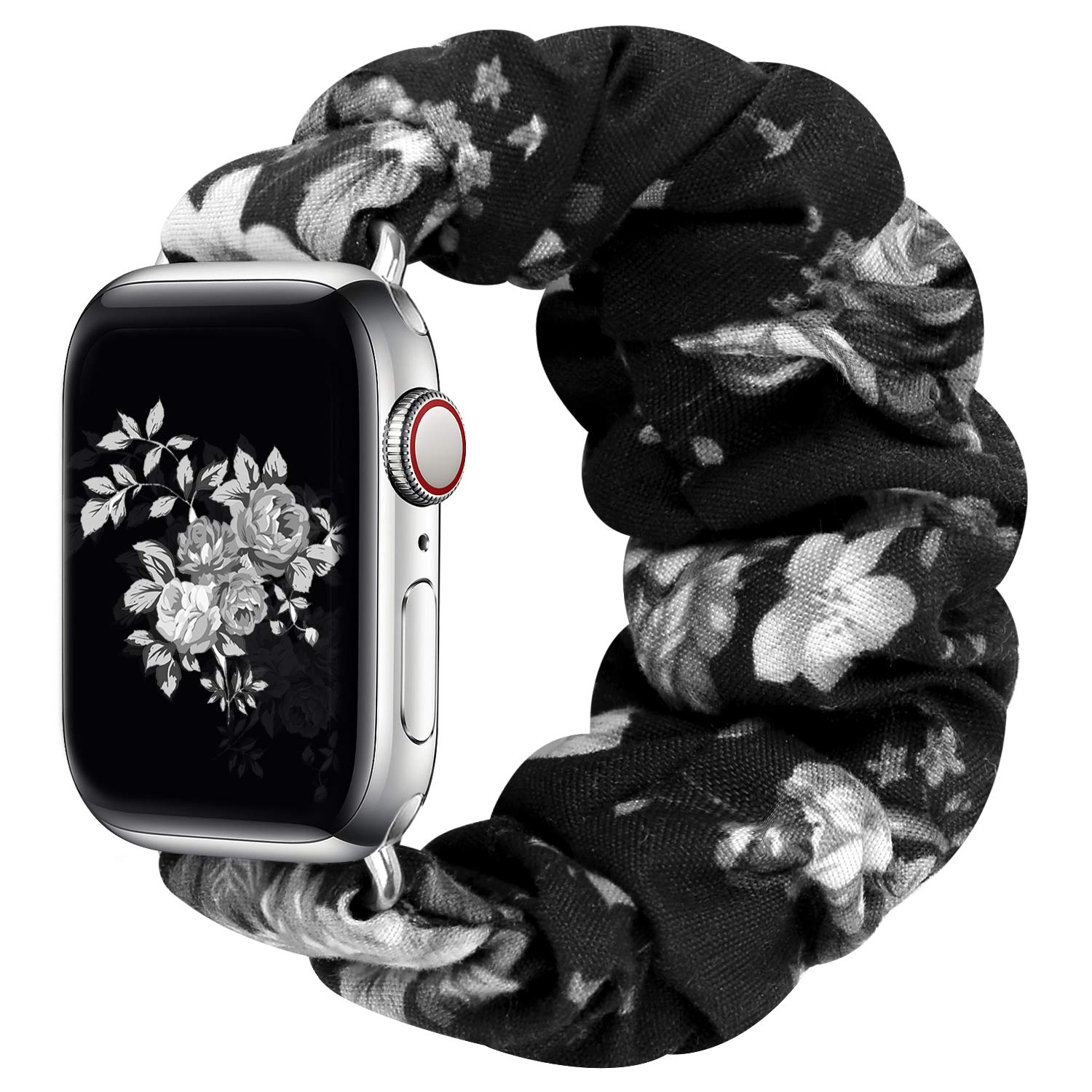 H-Black Rose 42mm/44mm/45mm-M/L Best apple watch bands in use, Apple watch band , Applewatchbands.us