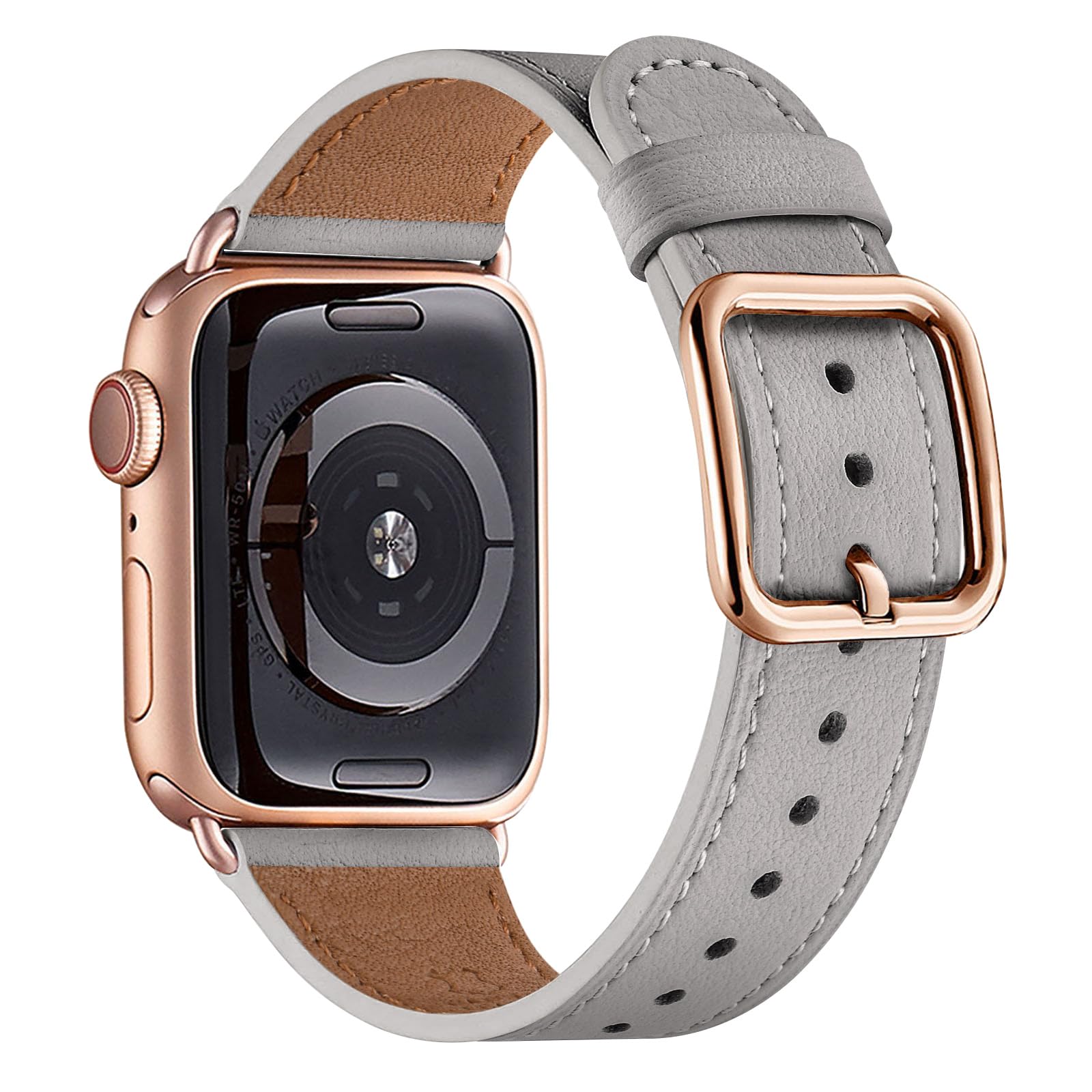 Light Gray/Rose Gold 49mm/46mm/45mm/44mm/42mm(Series 3 2 1) Best apple watch bands in use, Apple watch band , Applewatchbands.us