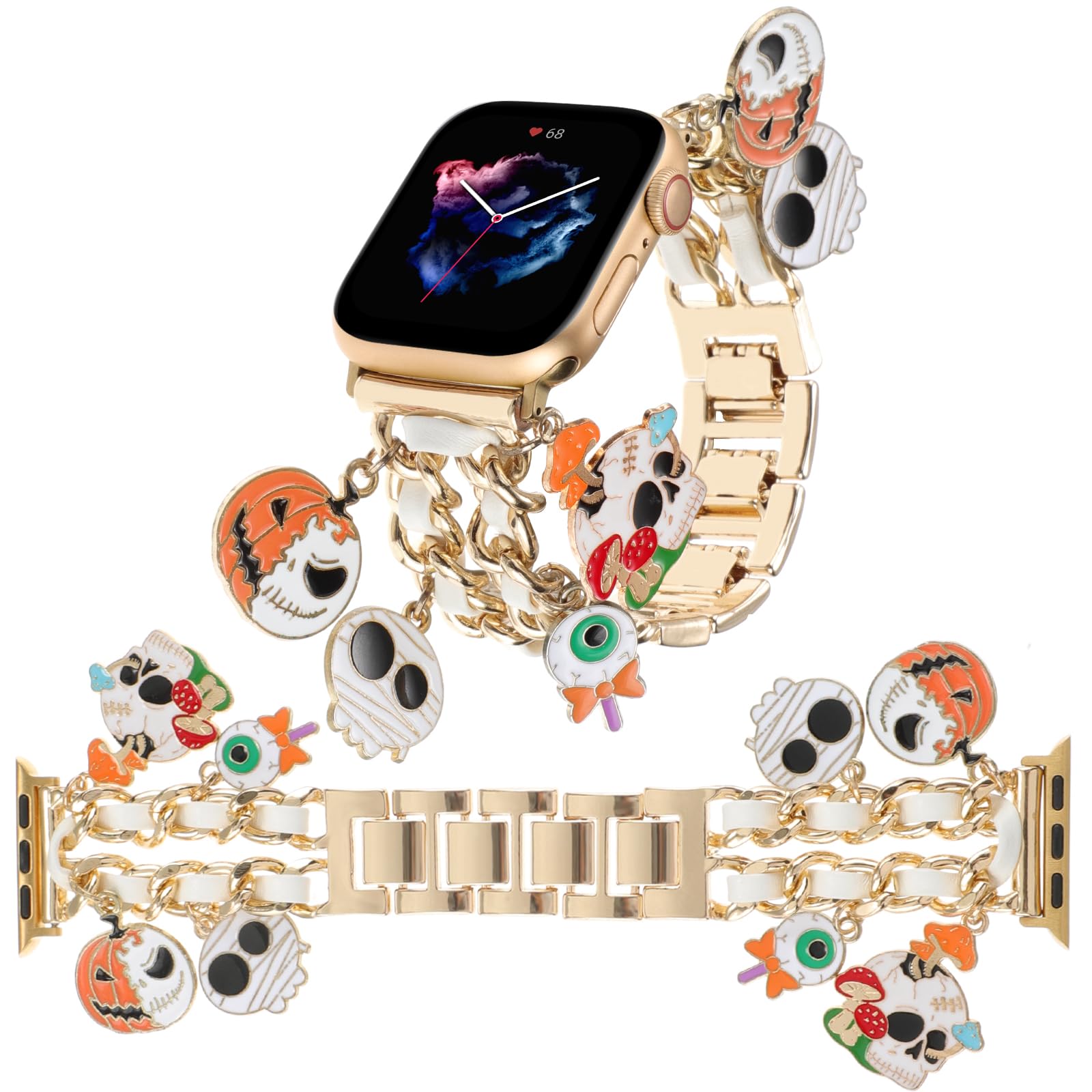 Eyes Glitter Gold 38/40/41/42MM(Series10) Best apple watch bands in use, Apple watch band , Applewatchbands.us