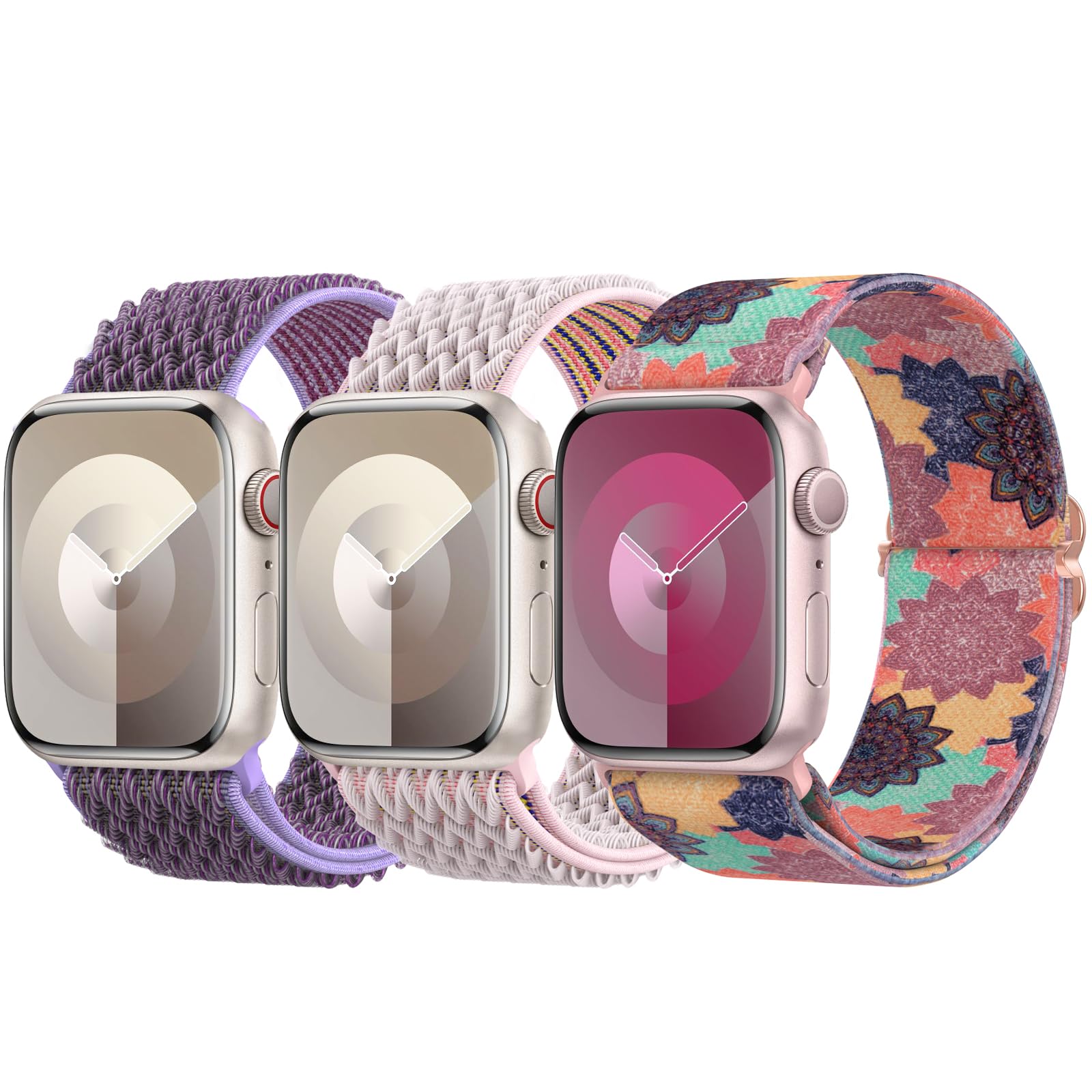 Pink/Purple/Mandala 42mm(Series 3)/44mm/45mm/46mm/49mm Best apple watch bands in use, Apple watch band , Applewatchbands.us