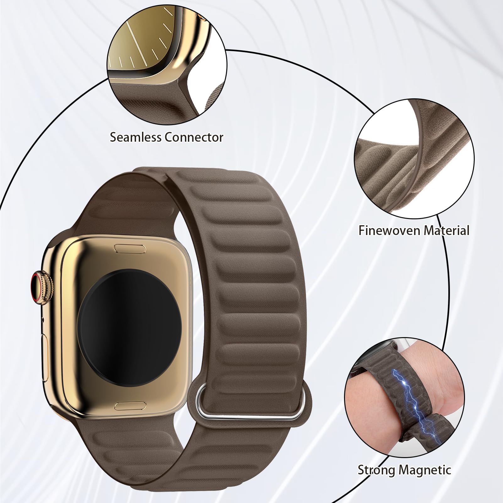 Khaki 38/40/41/42mm(S10) Best apple watch bands in use, Apple watch band , Applewatchbands.us