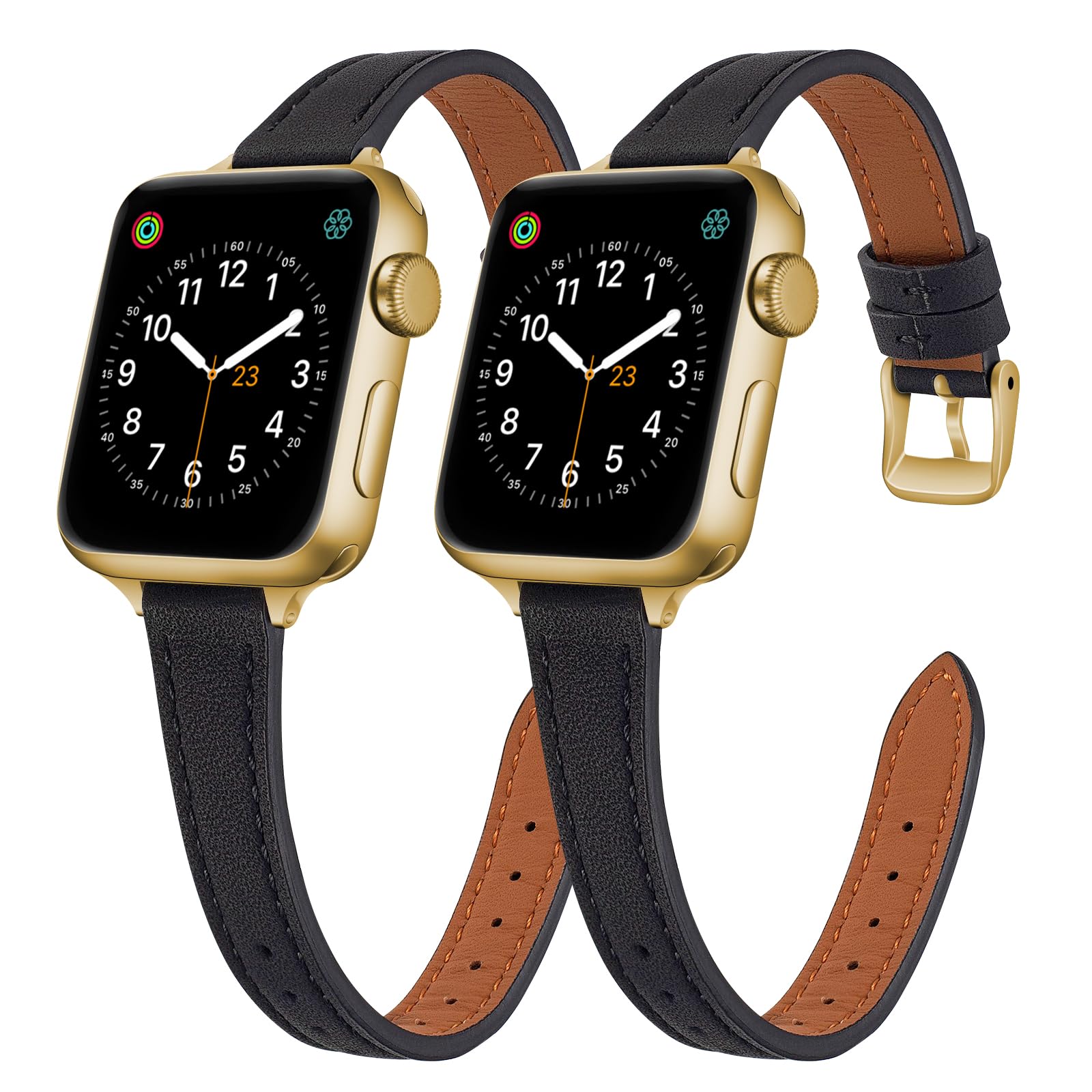 Black/Black for Golden 38mm/40mm/41mm/42mm(Series 10) Best apple watch bands in use, Apple watch band , Applewatchbands.us