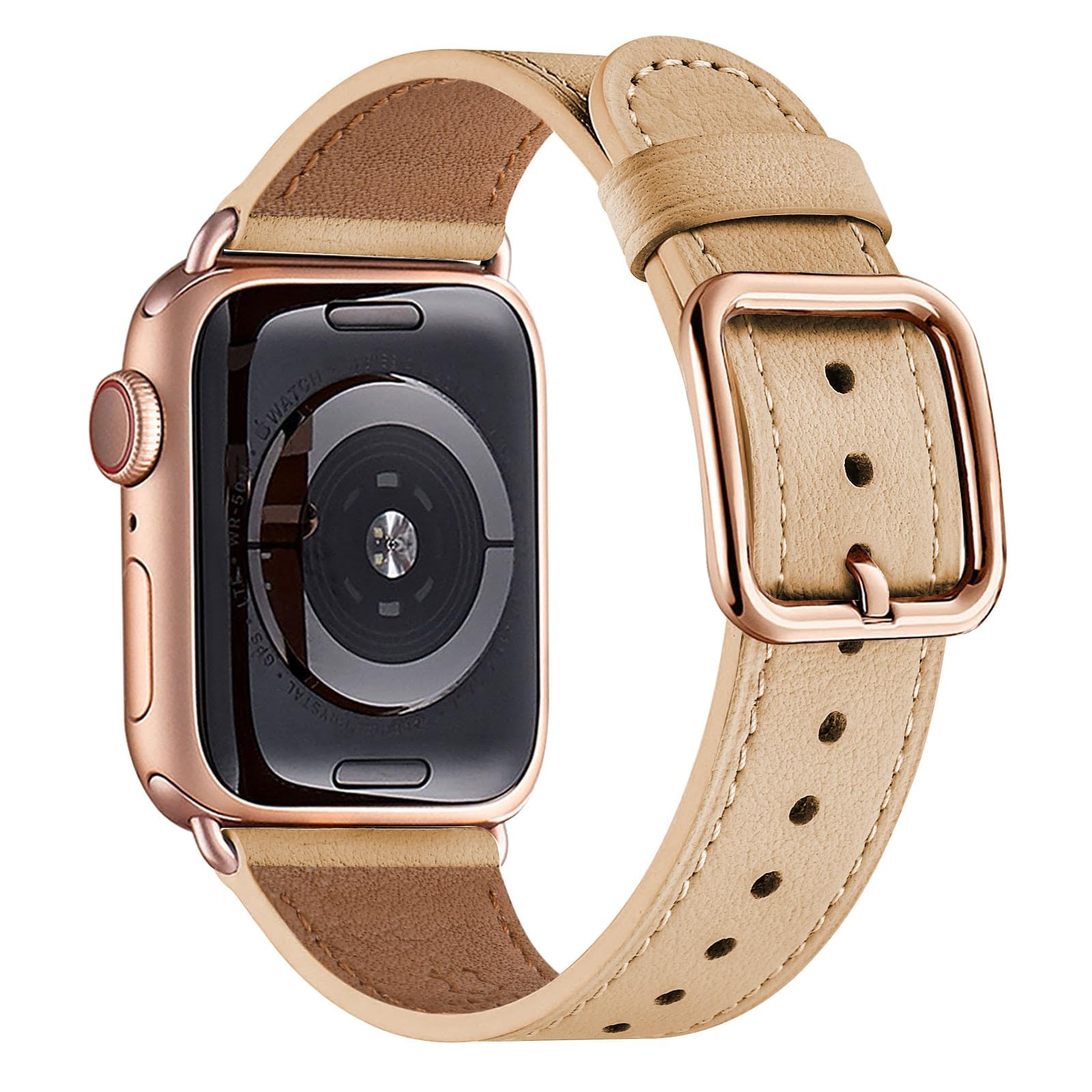 Camel/Rose Gold 49mm/46mm/45mm/44mm/42mm(Series 3 2 1) Best apple watch bands in use, Apple watch band , Applewatchbands.us