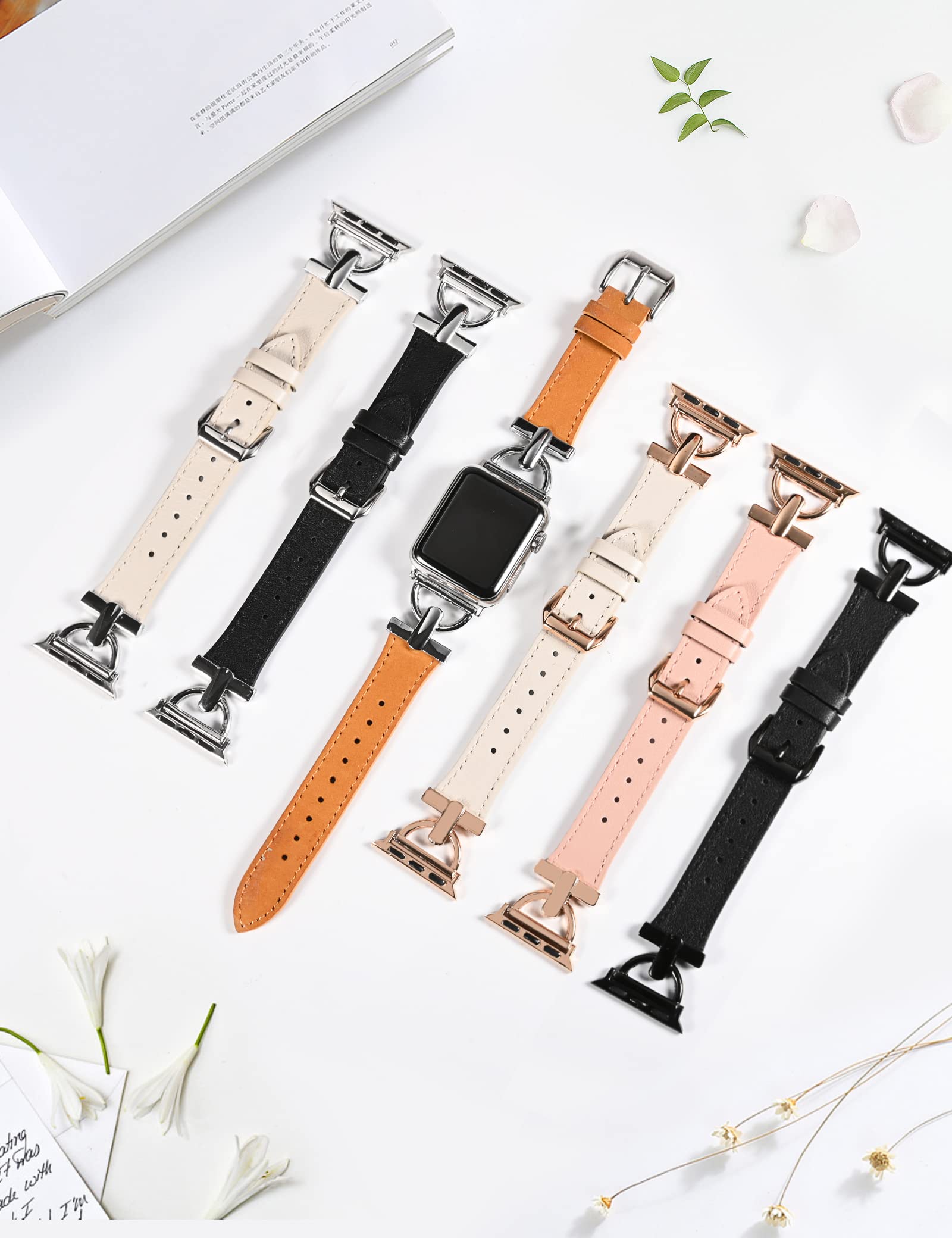 Light Brown/Silver 38/40/41/42mm(Series 10) Best apple watch bands in use, Apple watch band , Applewatchbands.us