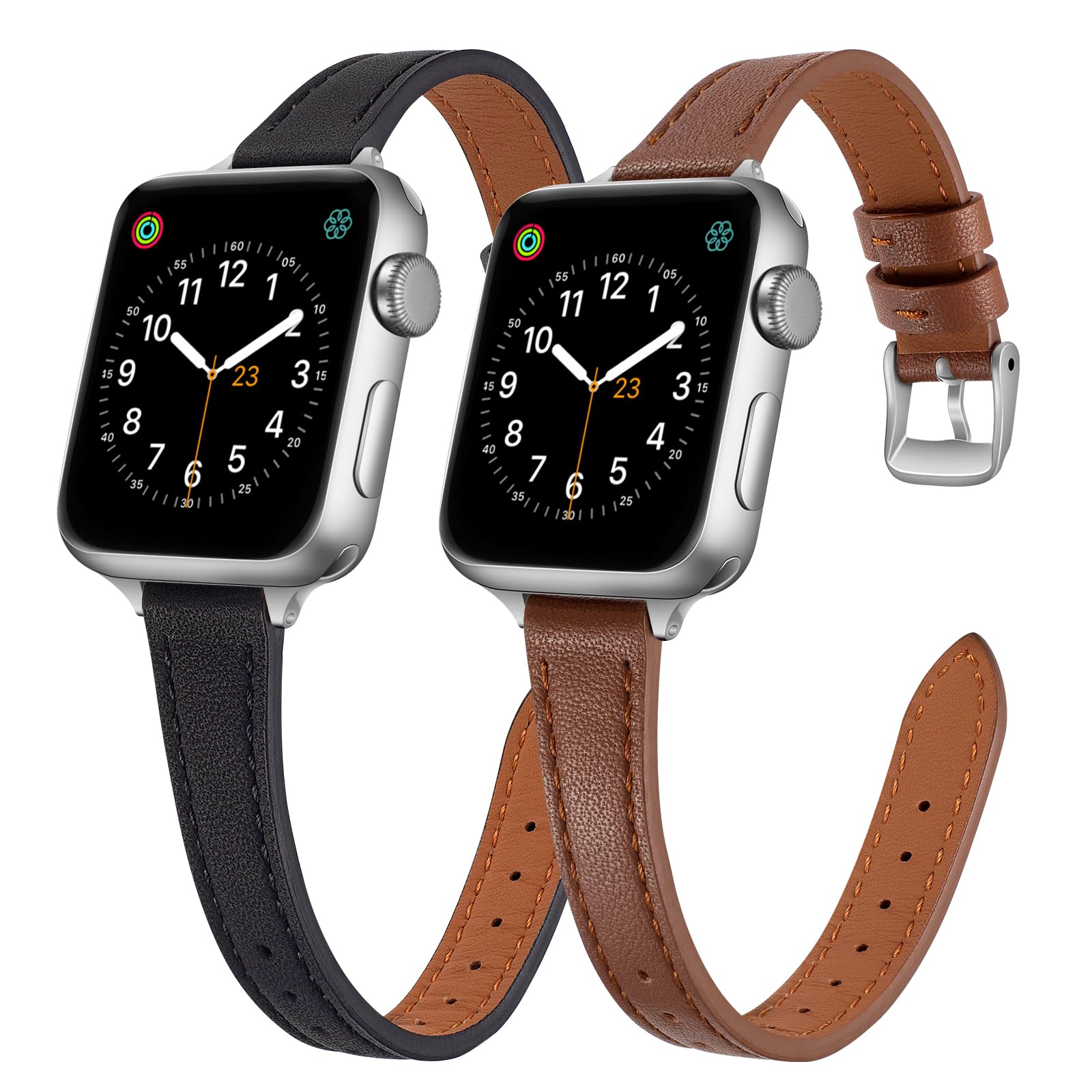 Brown/Brown for Black 38mm/40mm/41mm/42mm(Series 10) Best apple watch bands in use, Apple watch band , Applewatchbands.us