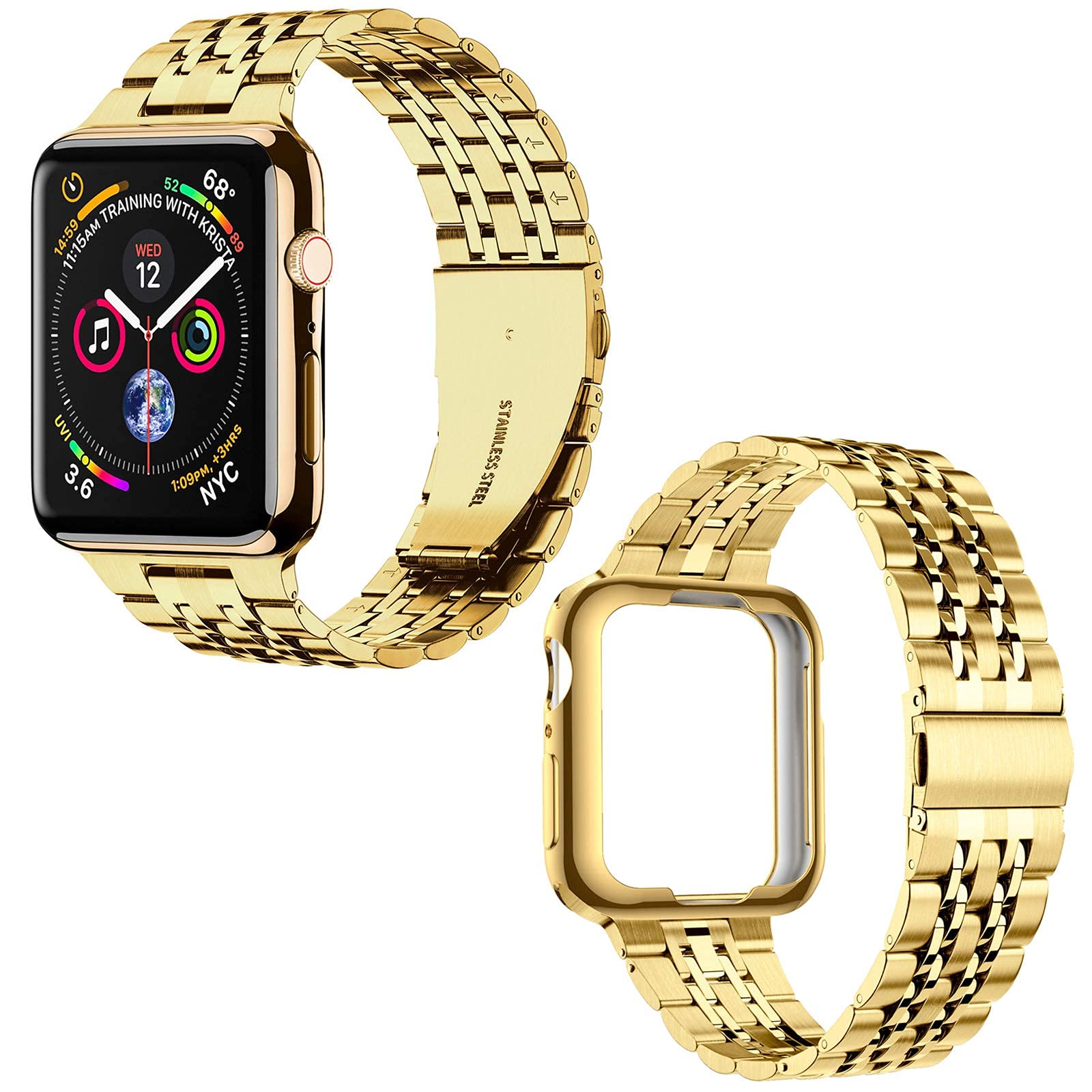 Silver/Gold 38/40 mm Best apple watch bands in use, Apple watch band , Applewatchbands.us