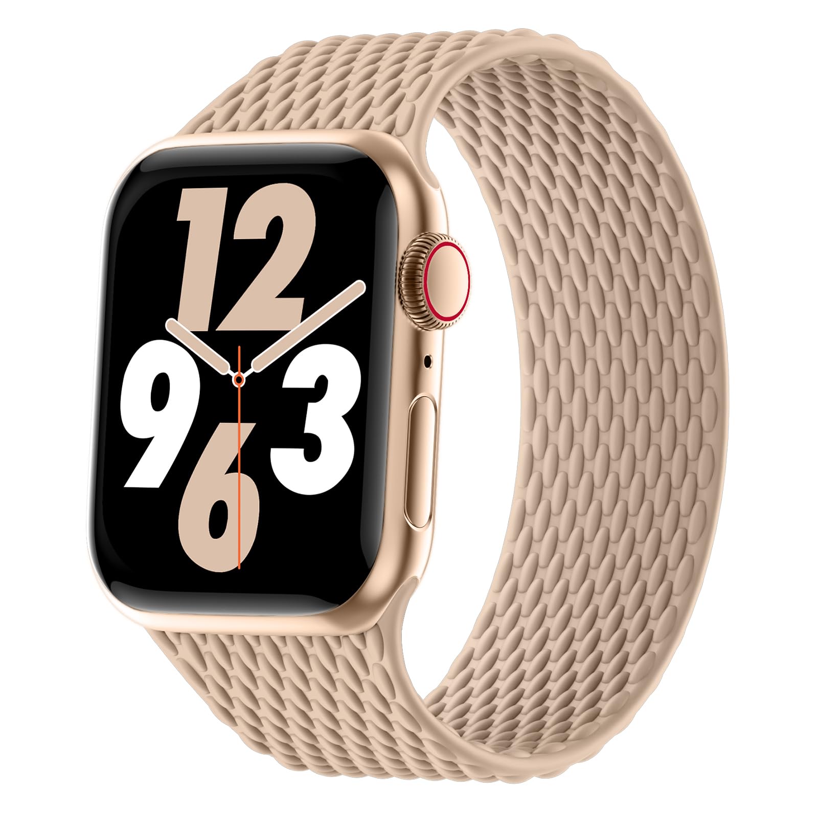 Sand Pink 38/40/41/42mm(Series 10) L: 6.3"-6.6" Best apple watch bands in use, Apple watch band , Applewatchbands.us