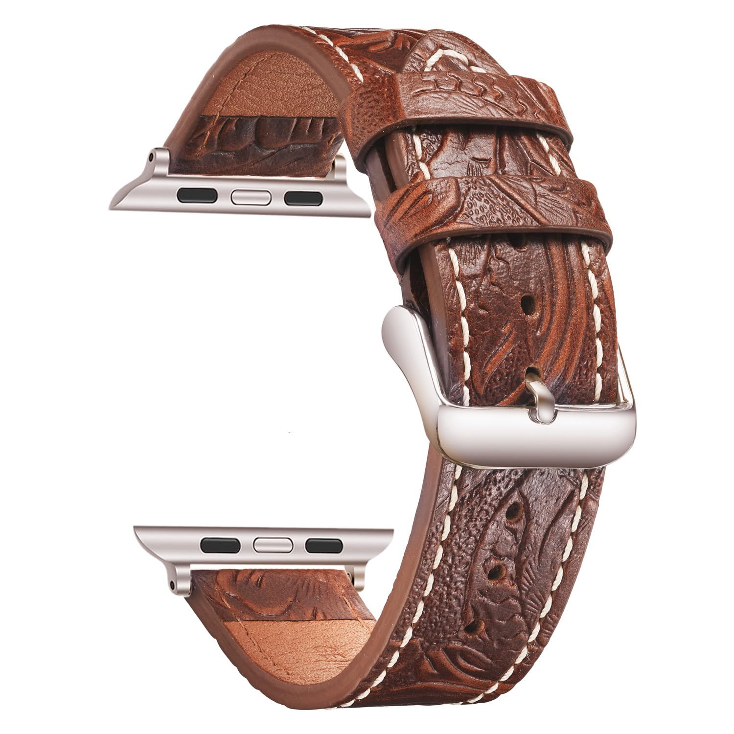 Carving-Brown 38/40/41mm Best apple watch bands in use, Apple watch band , Applewatchbands.us