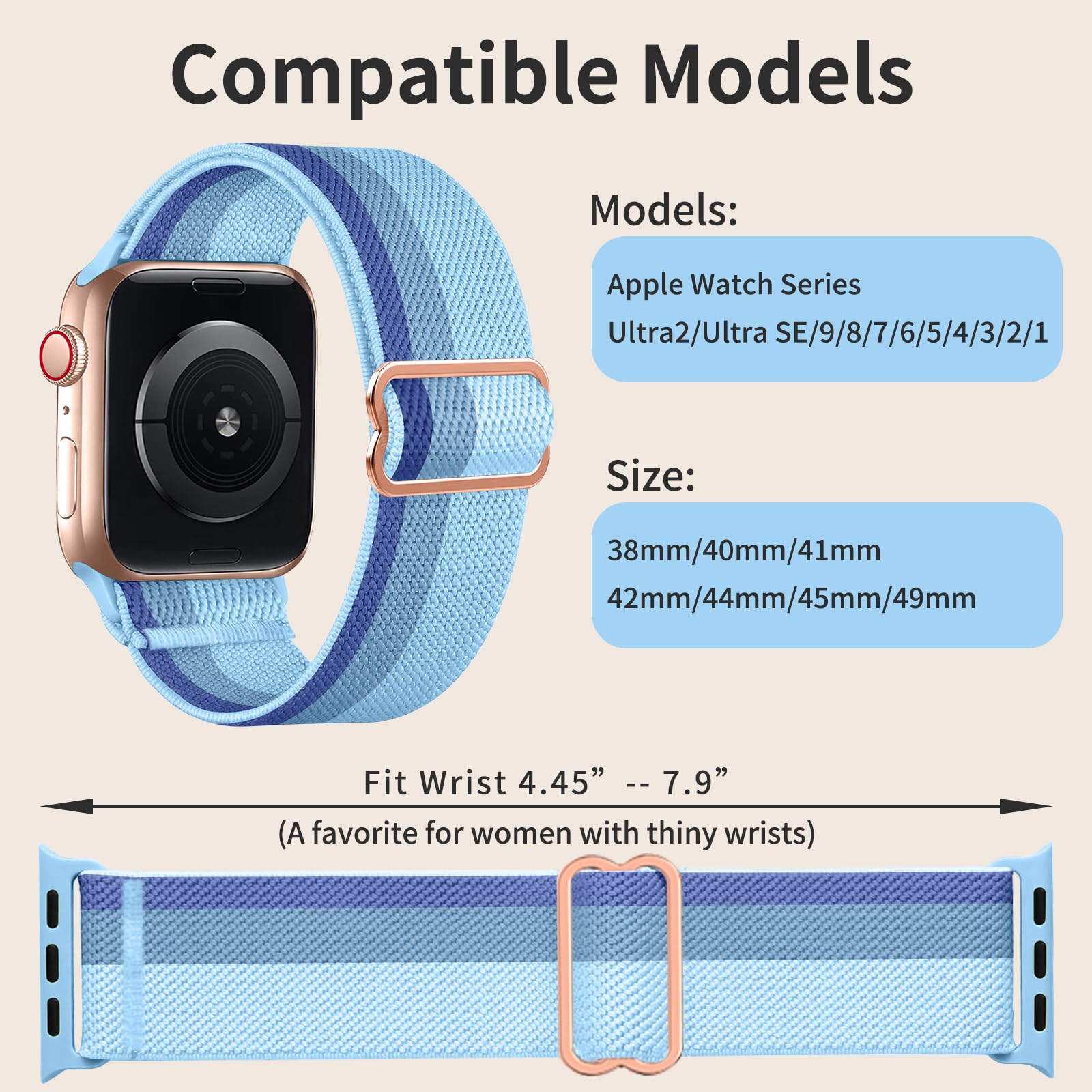 White Flower #2 38mm/40mm/41mm/42mm(Series 10) Best apple watch bands in use, Apple watch band , Applewatchbands.us