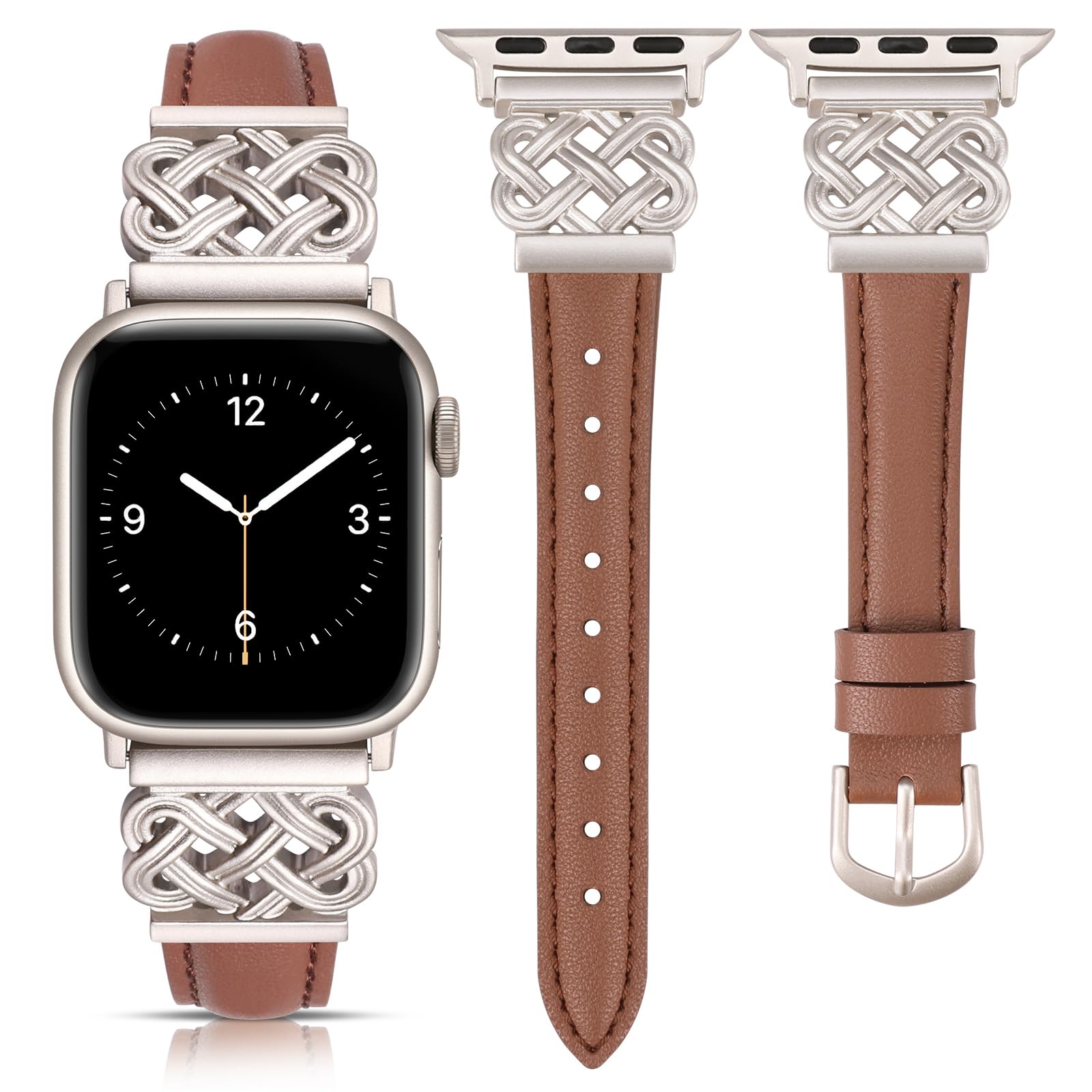 Starlight/Gold&Silver 38/40/41/42mm(Series 10) Best apple watch bands in use, Apple watch band , Applewatchbands.us