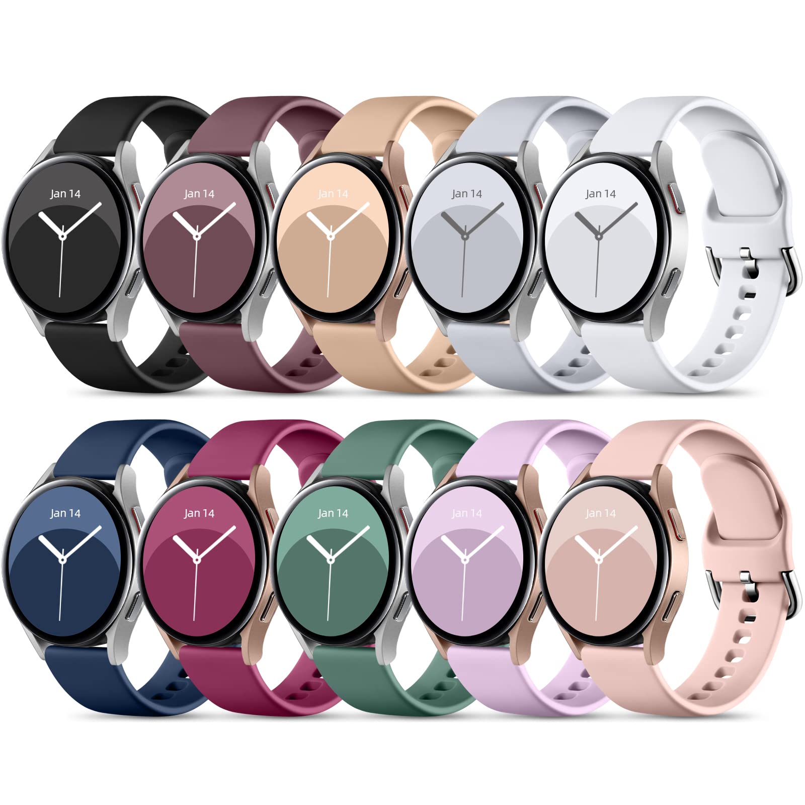 Navy Blue/Black/Milk Tea/Smokey Mauve/Gray/Pine Green/Fuchsia/White/Lavender/Pink Sand Small Best apple watch bands in use, Apple watch band , Applewatchbands.us