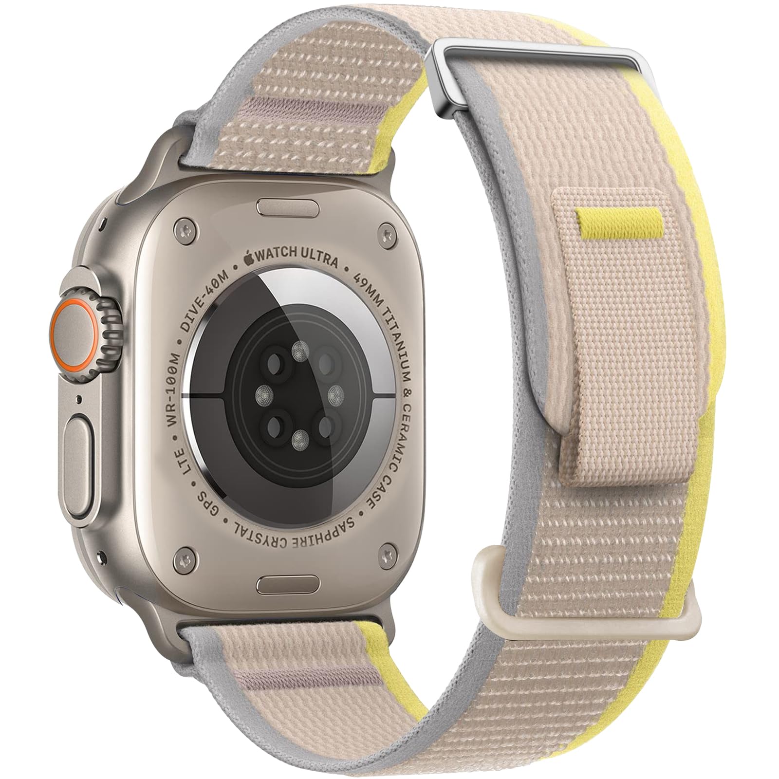 Yellow Gray/Titanium  Best apple watch bands in use, Apple watch band , Applewatchbands.us