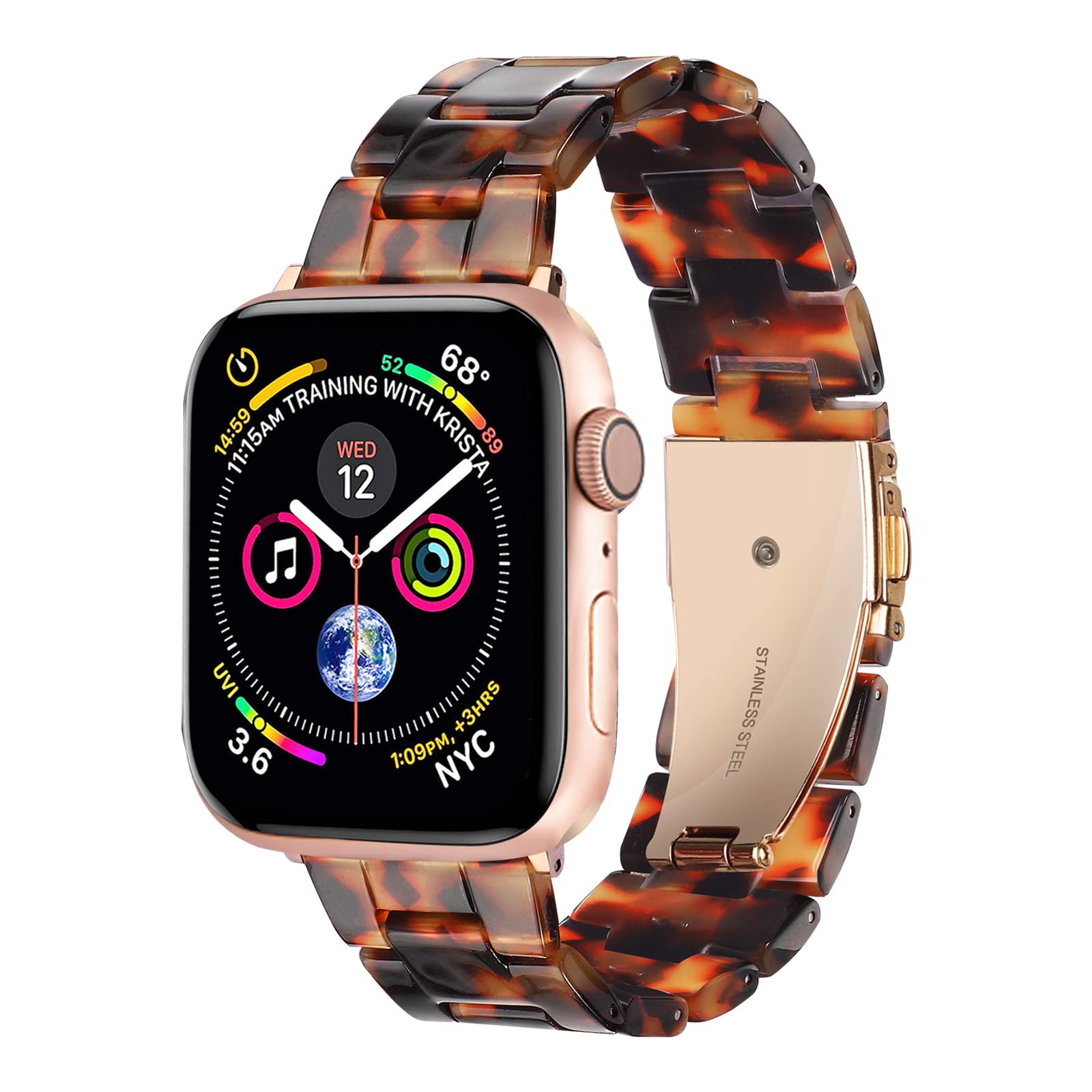 Amber Tortoiseshell 38mm,40mm,41mm,42mm(Series 10) Best apple watch bands in use, Apple watch band , Applewatchbands.us