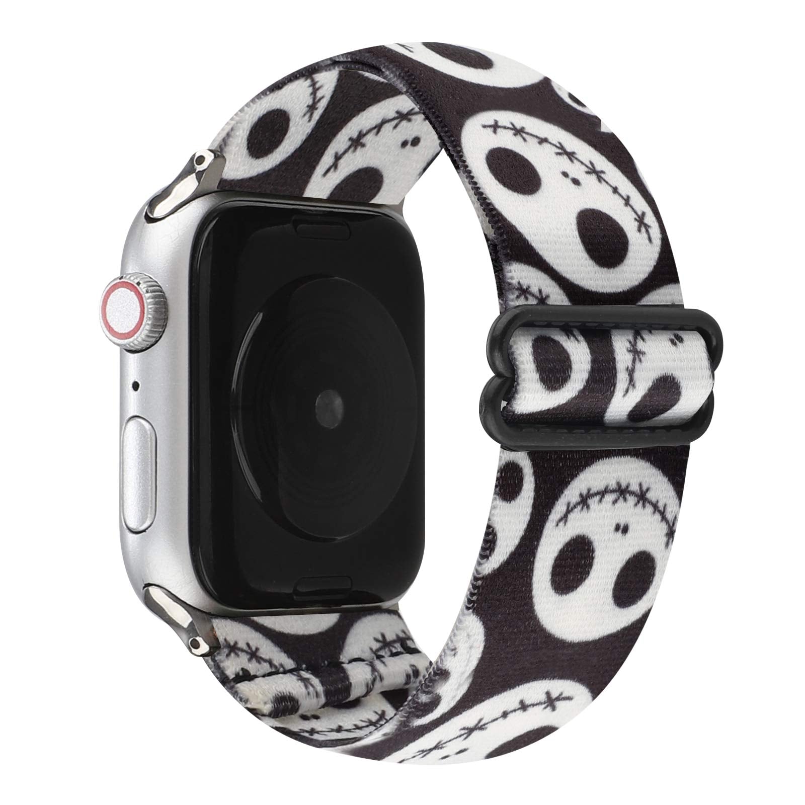 Black/White Skull 38mm/40mm/41mm Best apple watch bands in use, Apple watch band , Applewatchbands.us