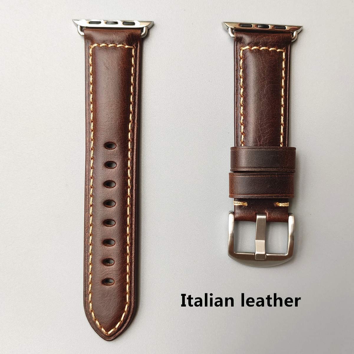 Retro brown Black buckle 49mm 46mm 45mm 44mm 42mm（Series 3/2/1） Best apple watch bands in use, Apple watch band , Applewatchbands.us