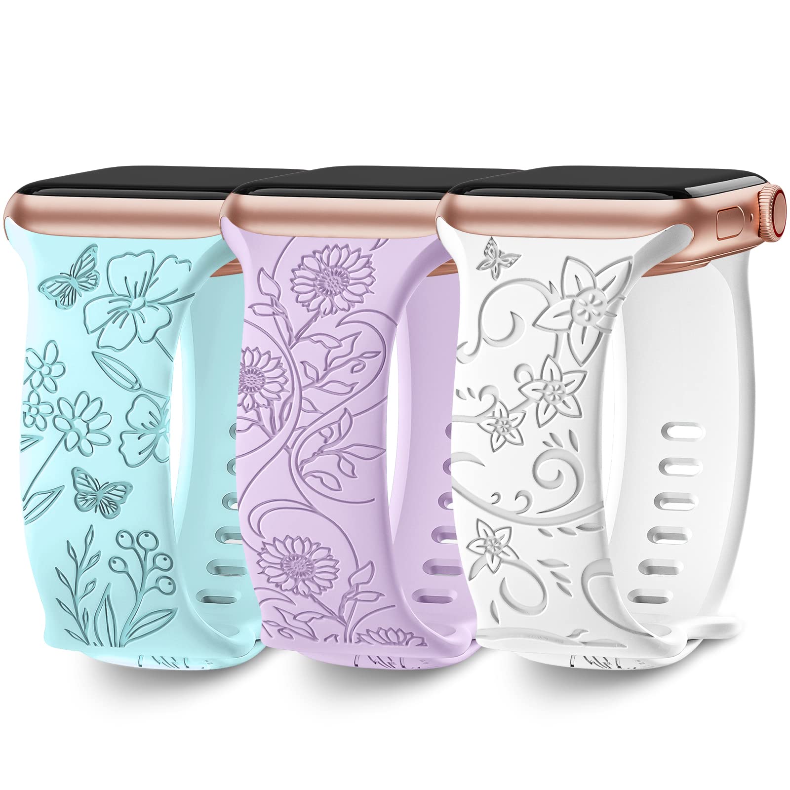 Pink Sand/Cactus/Violet Smoke 38/40/41 mm Best apple watch bands in use, Apple watch band , Applewatchbands.us