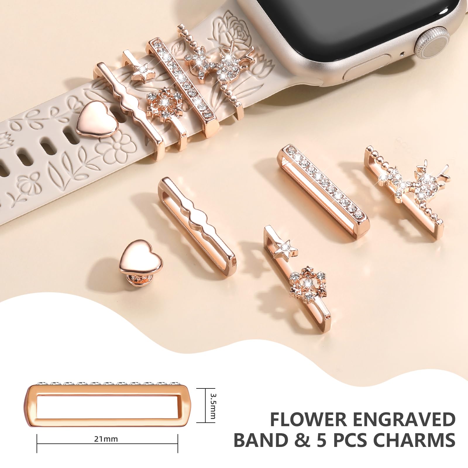 MilkTea Band/Gold Love 44mm/45mm/46mm/49mm/42mm(Series 3) Best apple watch bands in use, Apple watch band , Applewatchbands.us